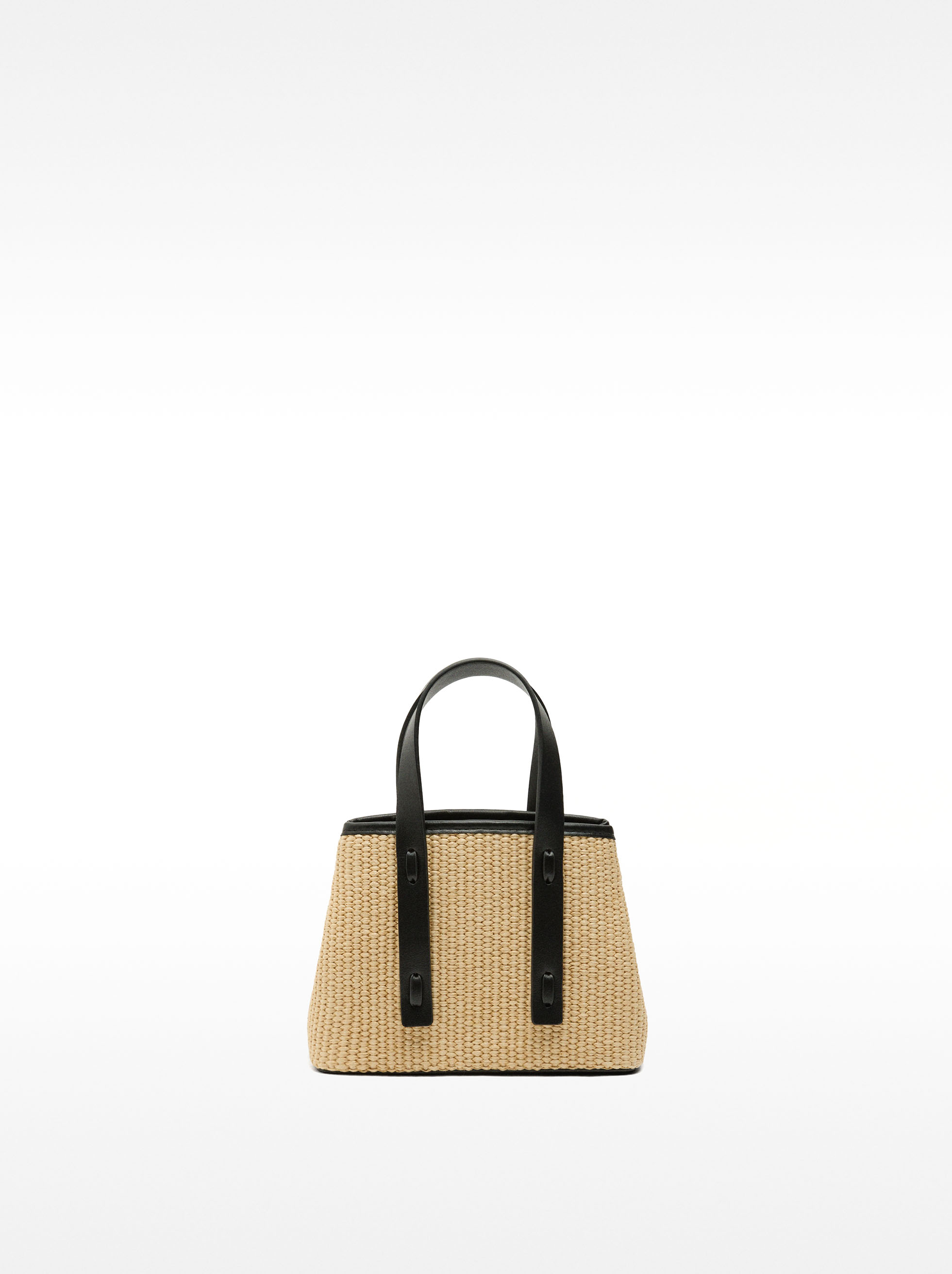 Raffia effect tote bag image number 1.0