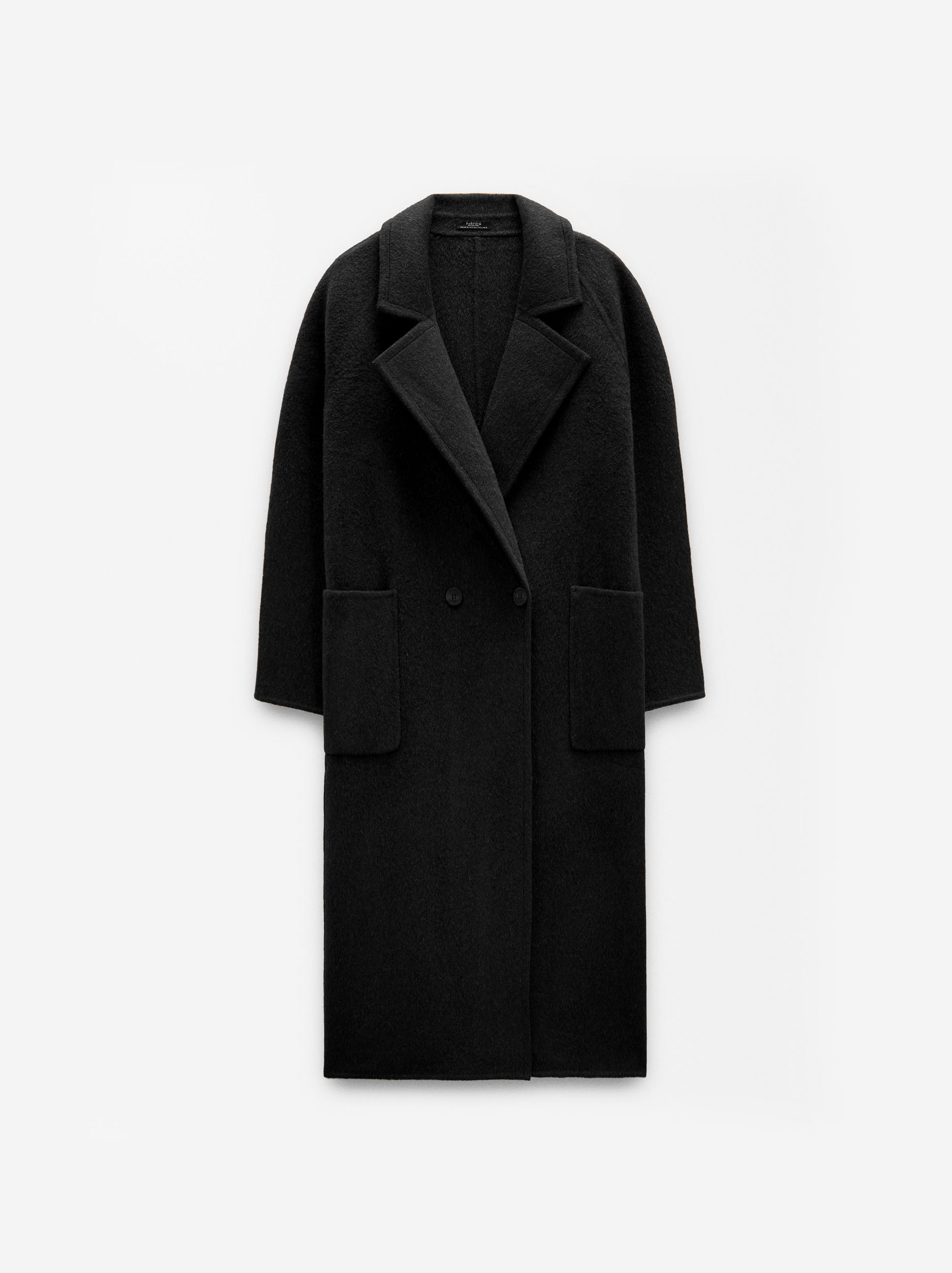 Long coat with wool blend image number 7.0