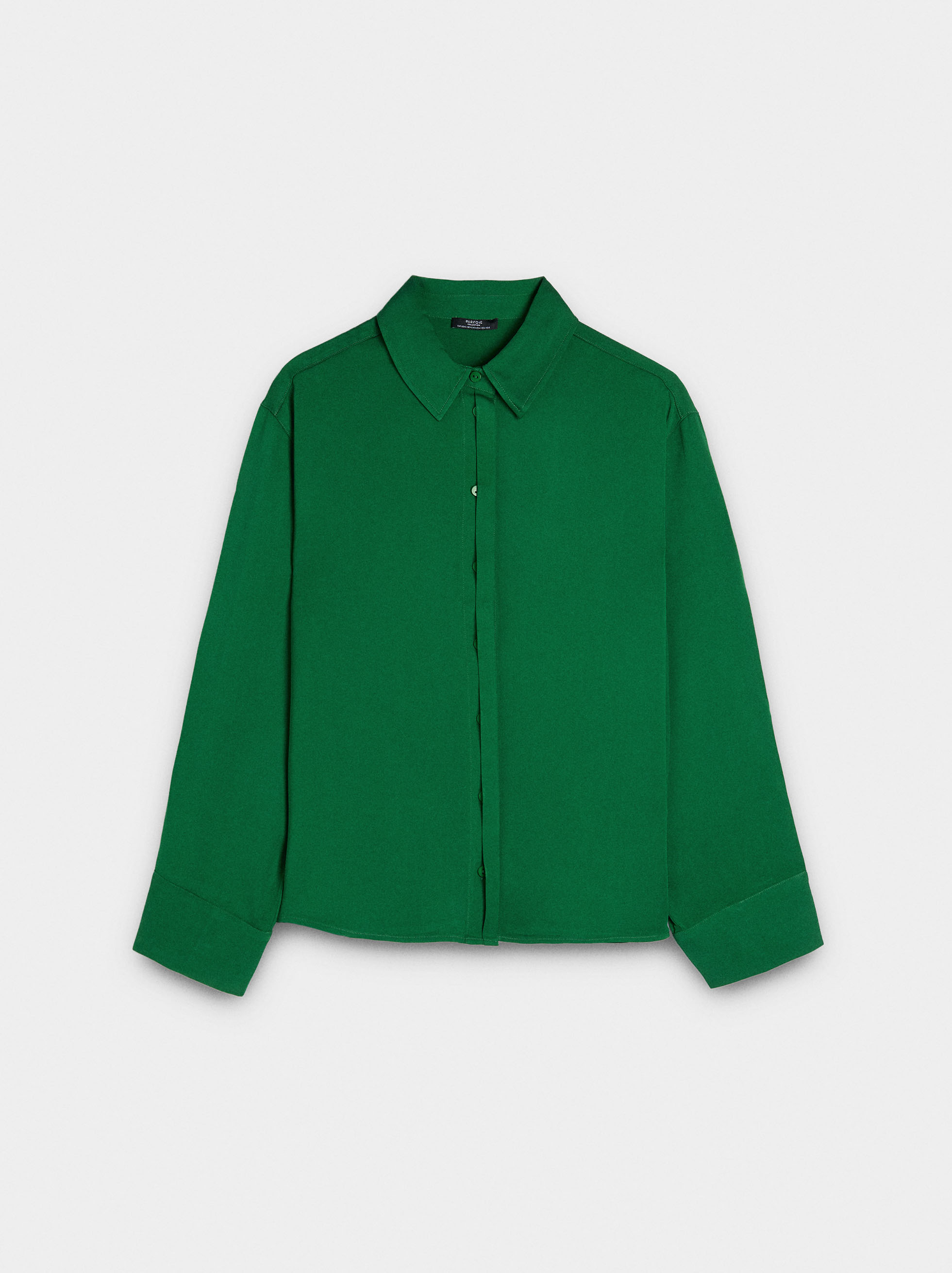 Flowing long-sleeve shirt image number 4.0