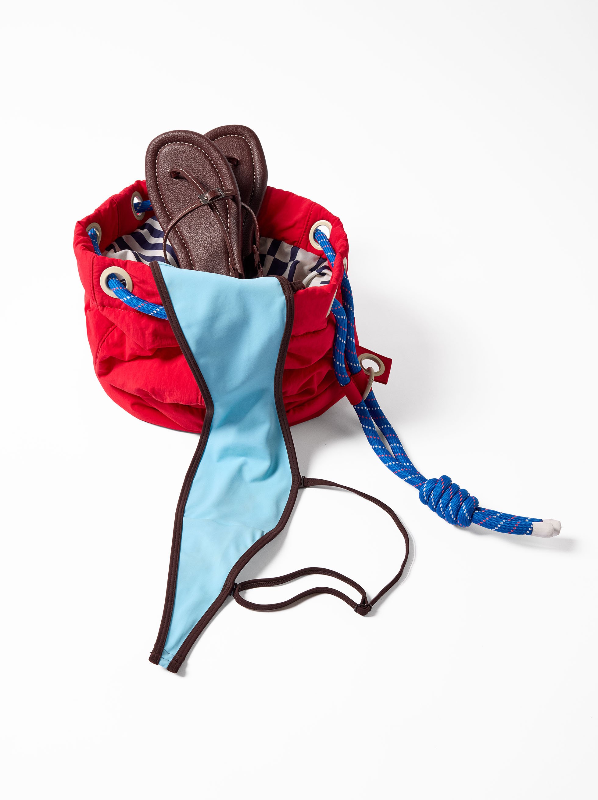 Nylon bucket bag