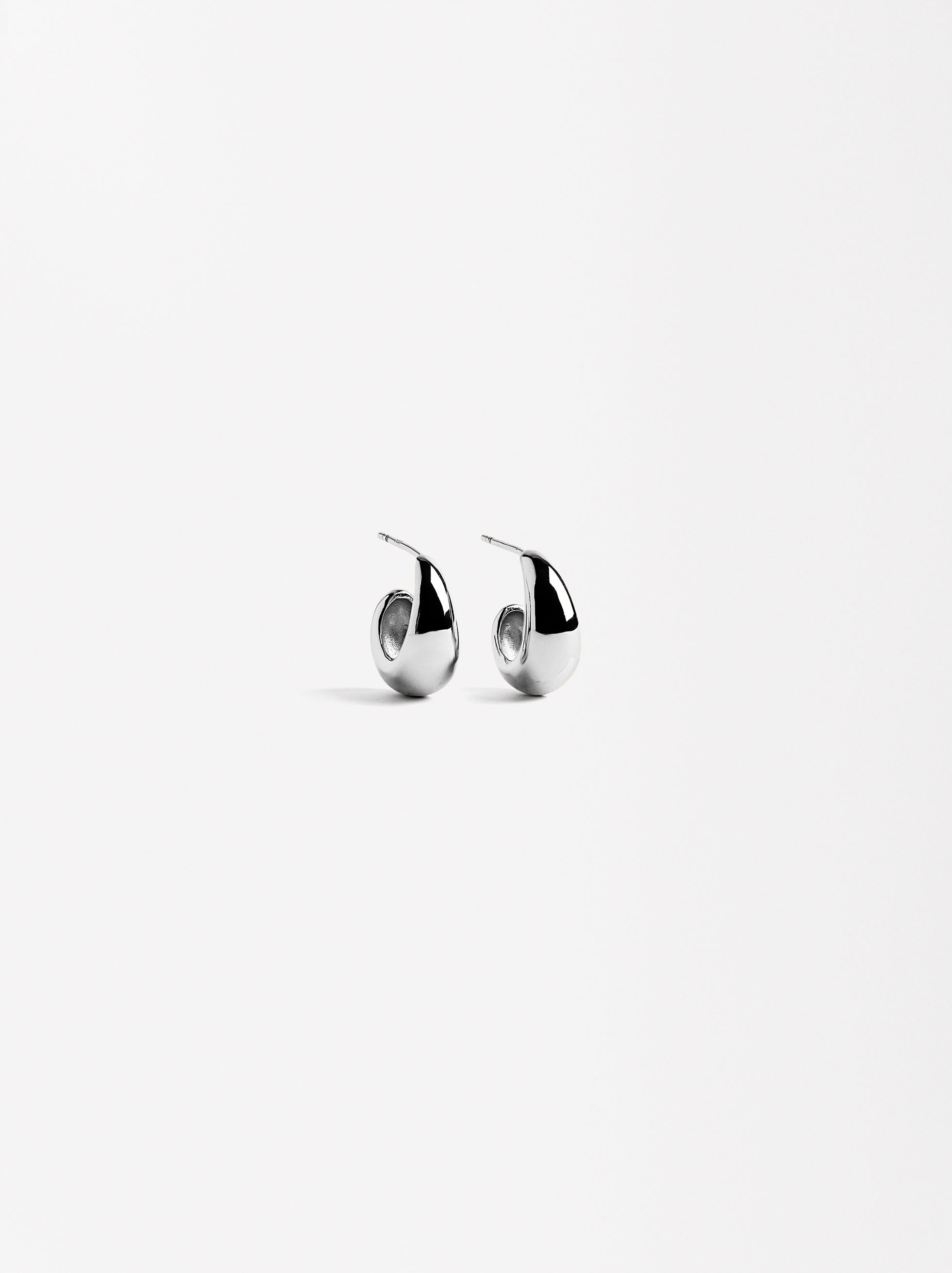 Oval earrings - 925 sterling silver image number 0.0