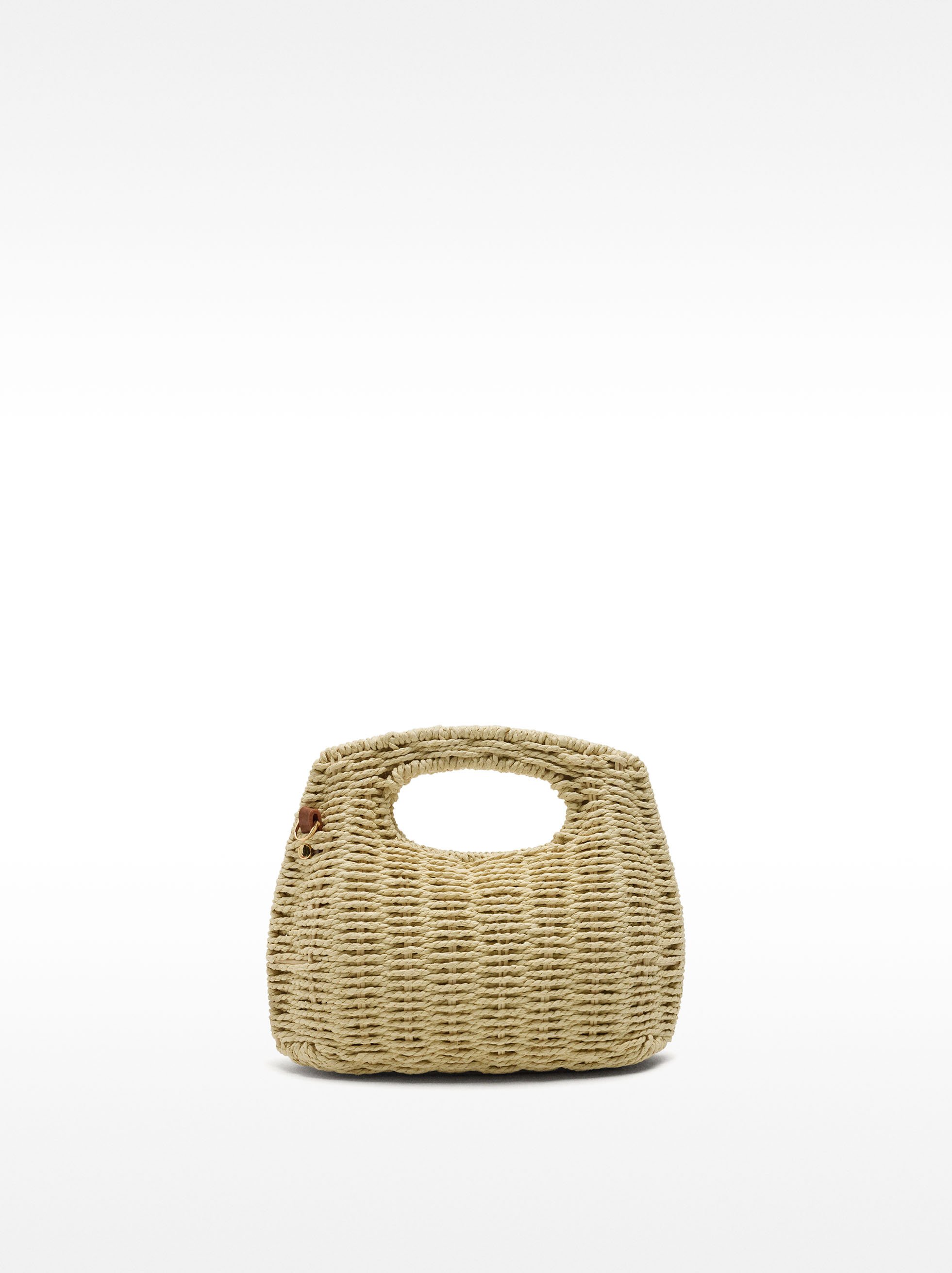 Handtasche mit Stroheffekt image number 0.0
