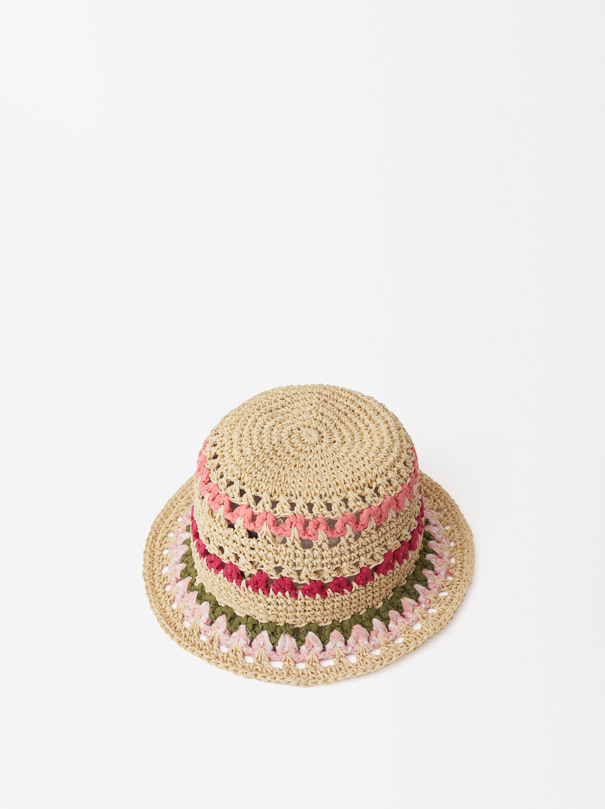 Straw bucket hat image number 2.0