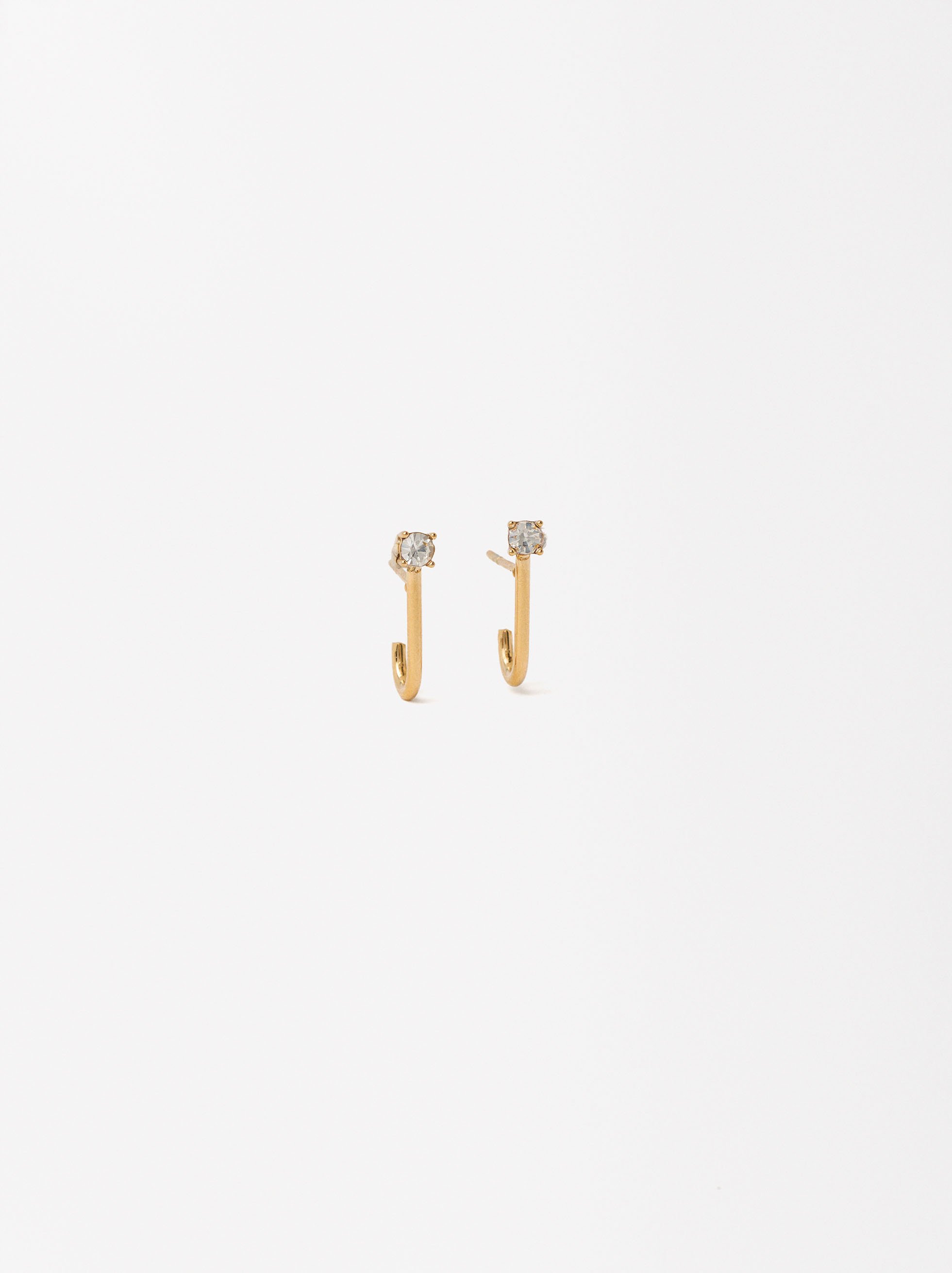 Crystal earrings - stainless steel image number 0.0