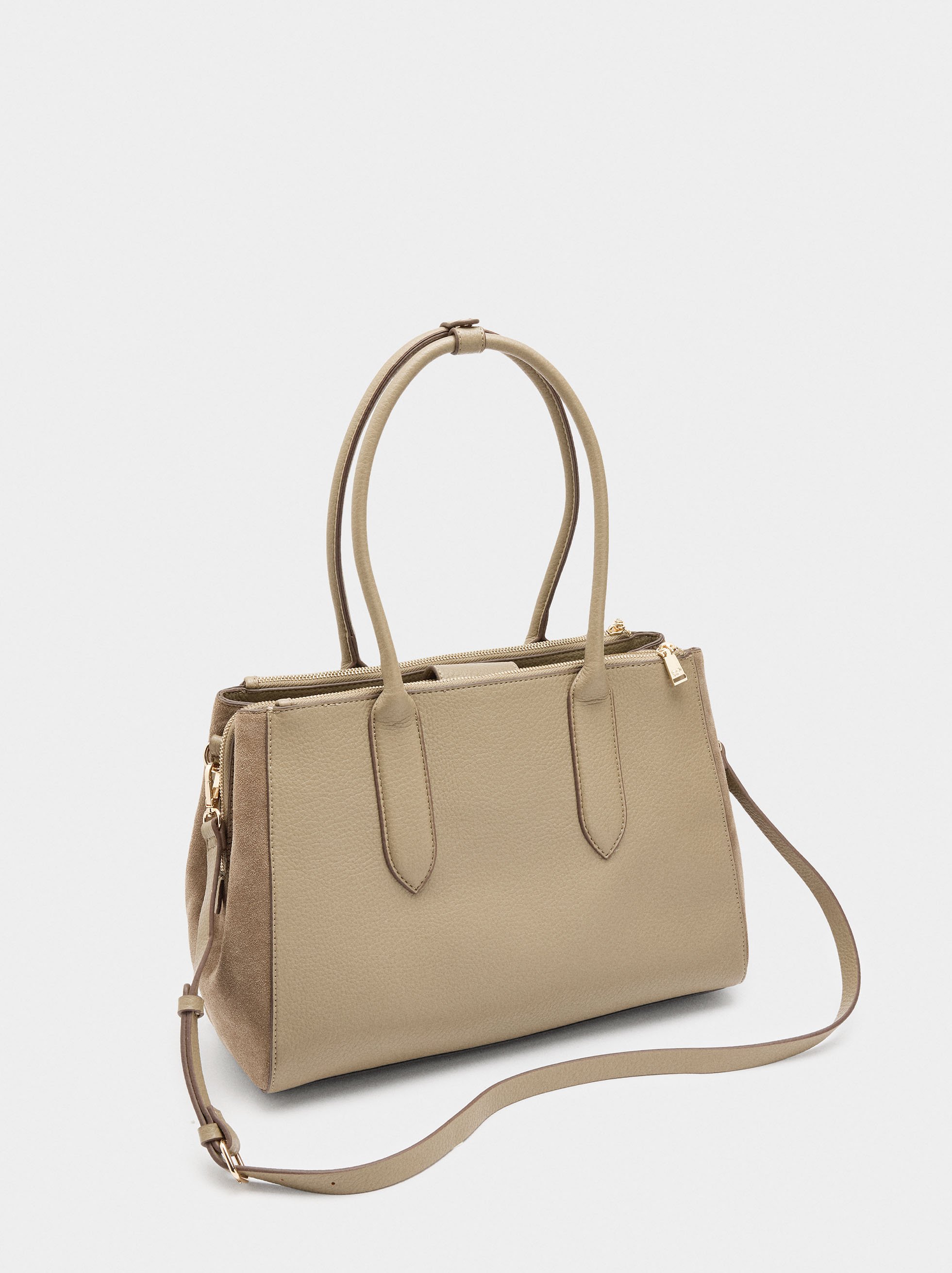 Bag for 13" laptop with leather details image number 3.0