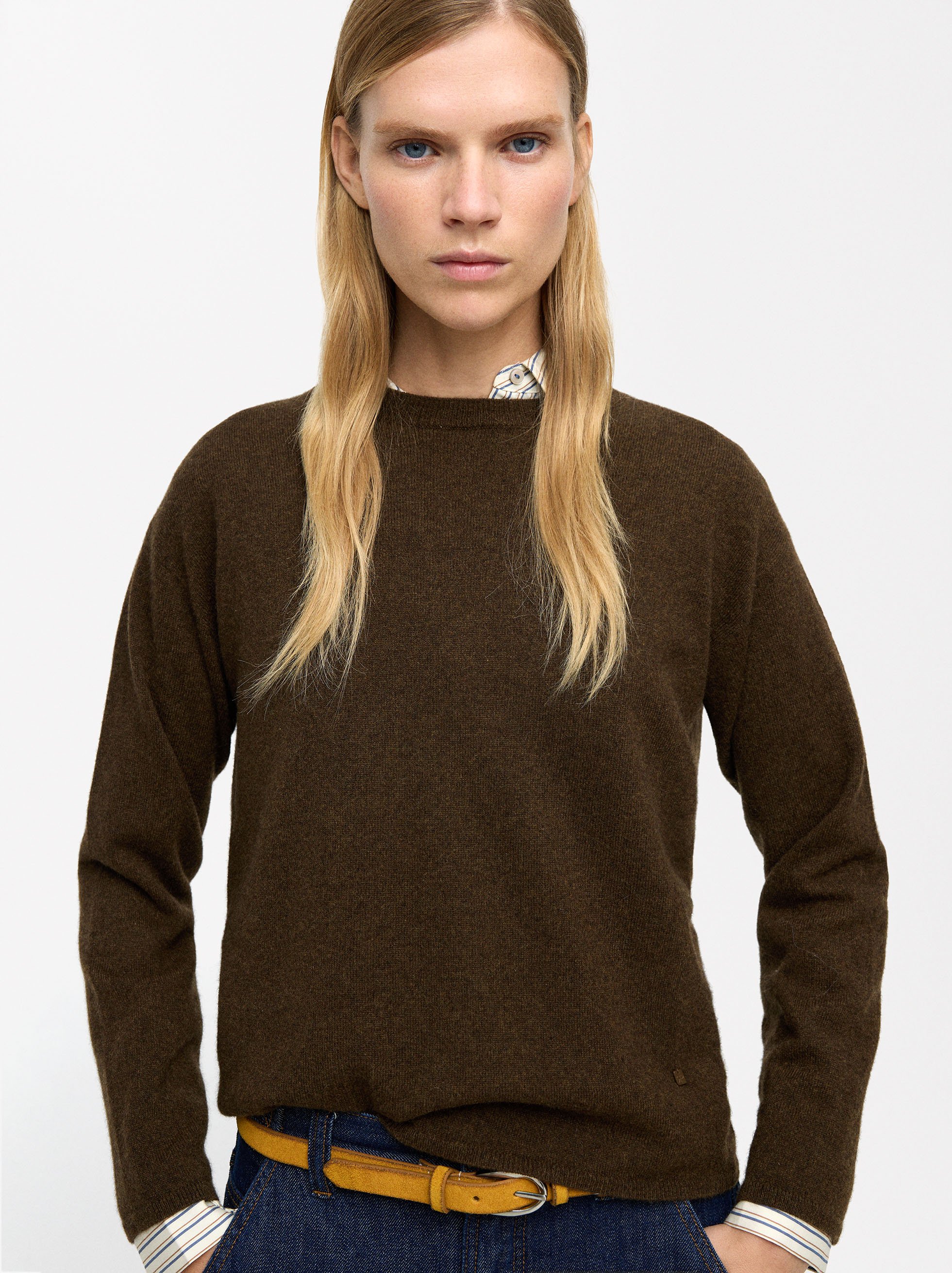 100% cashmere sweater image number 0.0