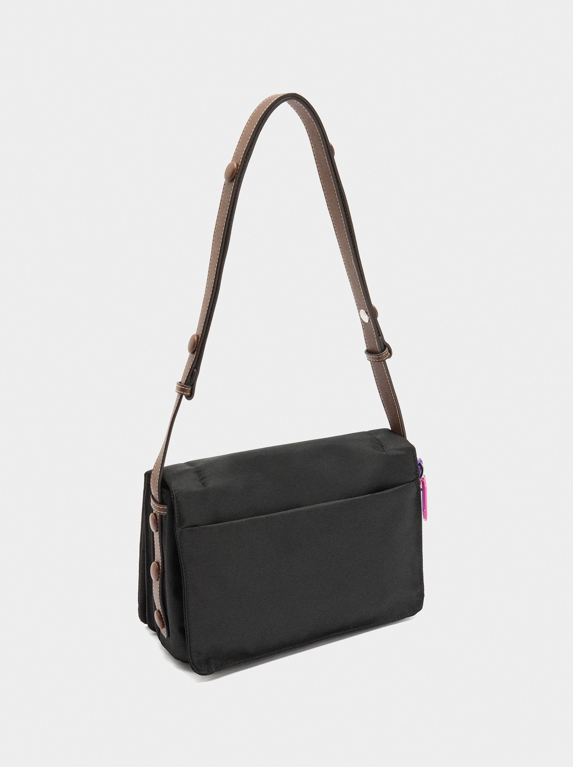 Bolso bandolera de nylon S image number 3.0