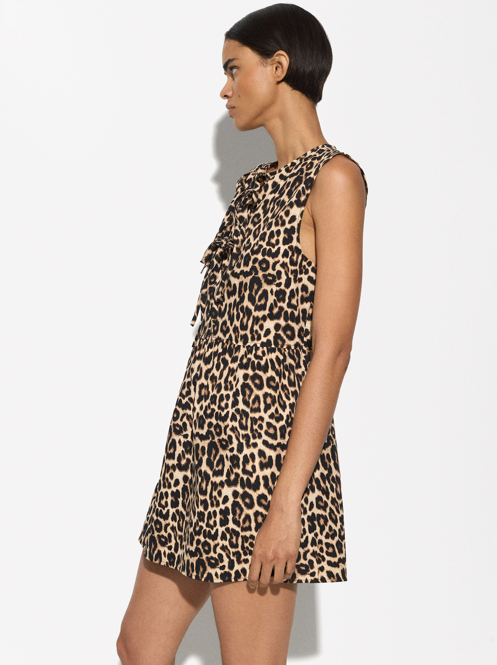 Leopard print dress image number 4.0