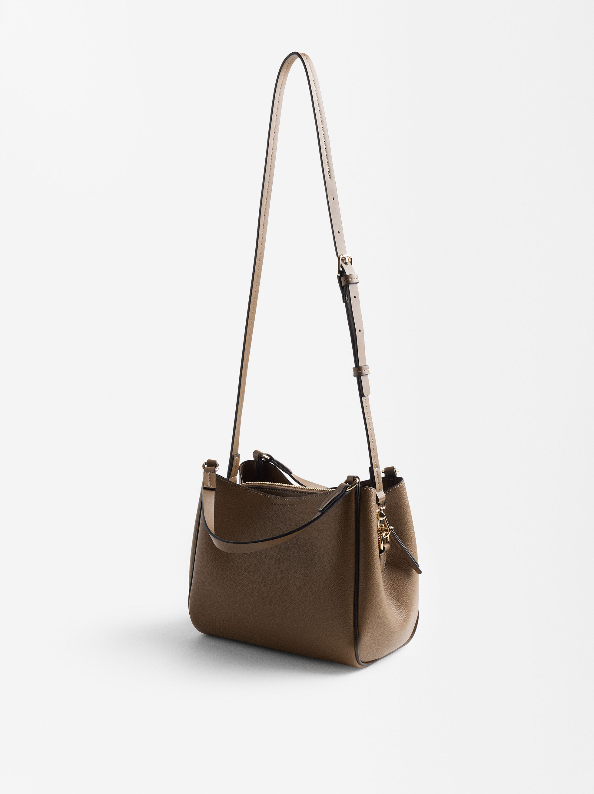 Color block tote bag image number 3.0