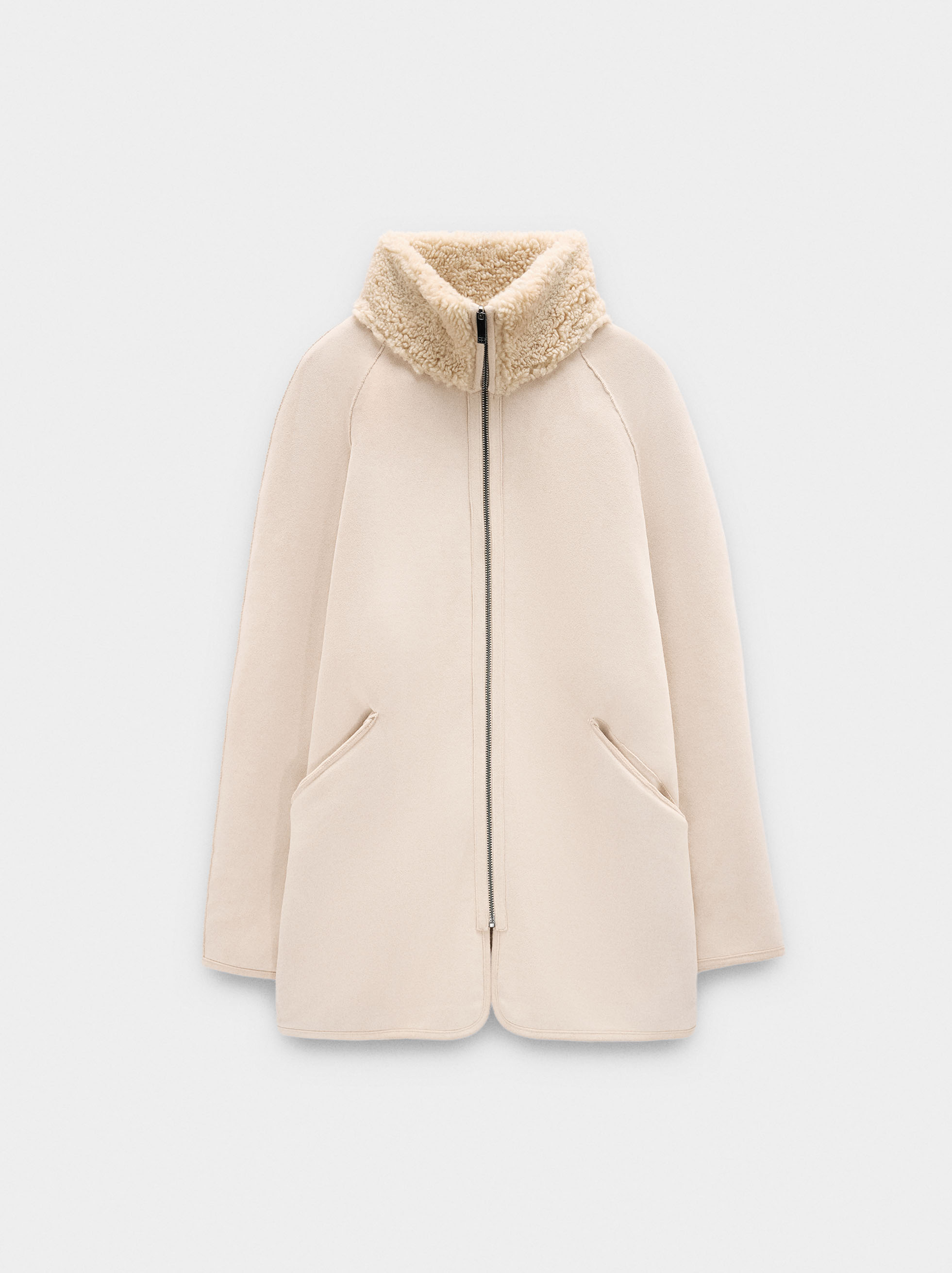 Reversible leather-effect jacket image number 6.0