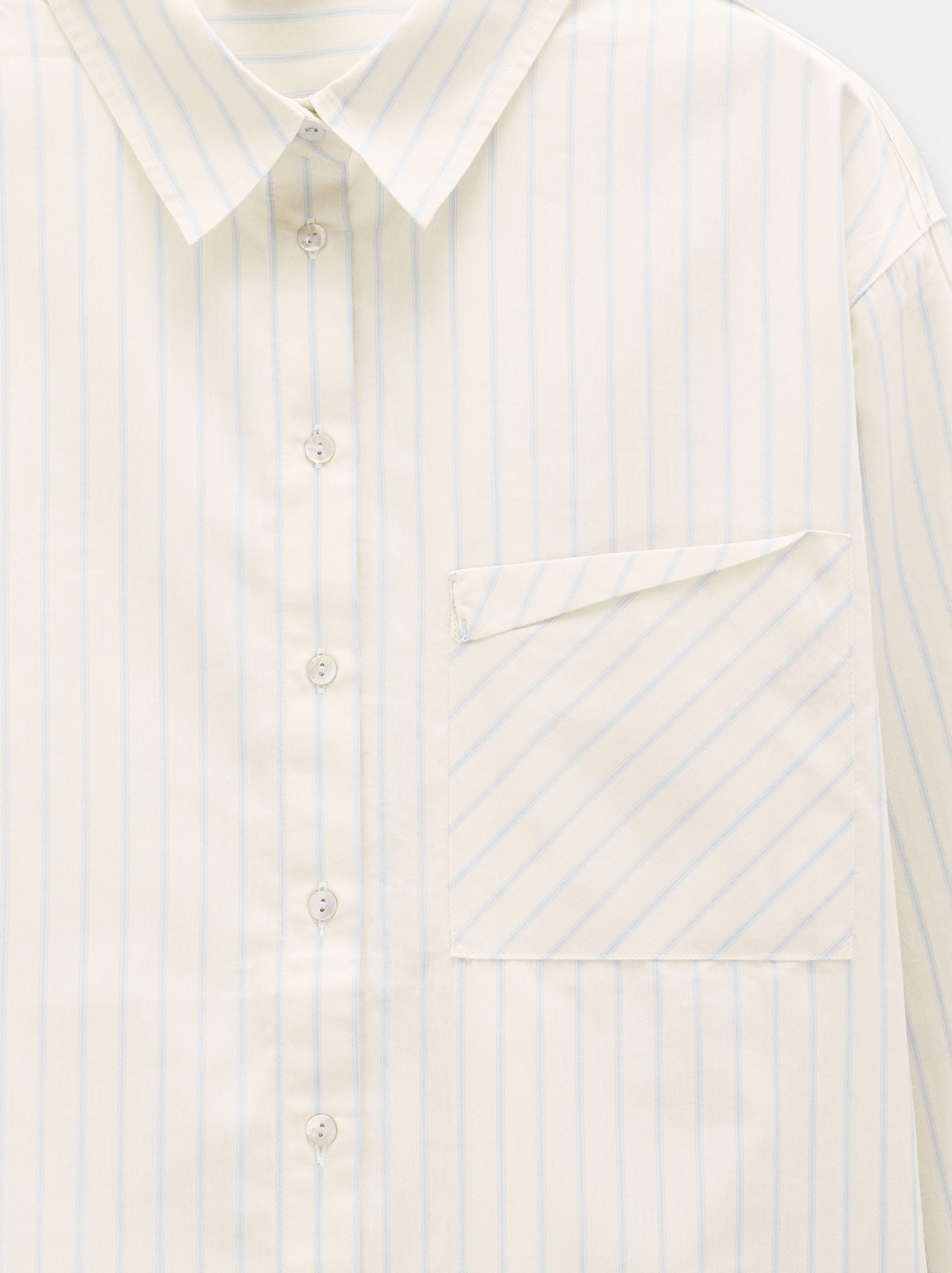 Striped shirt with pocket image number 5.0