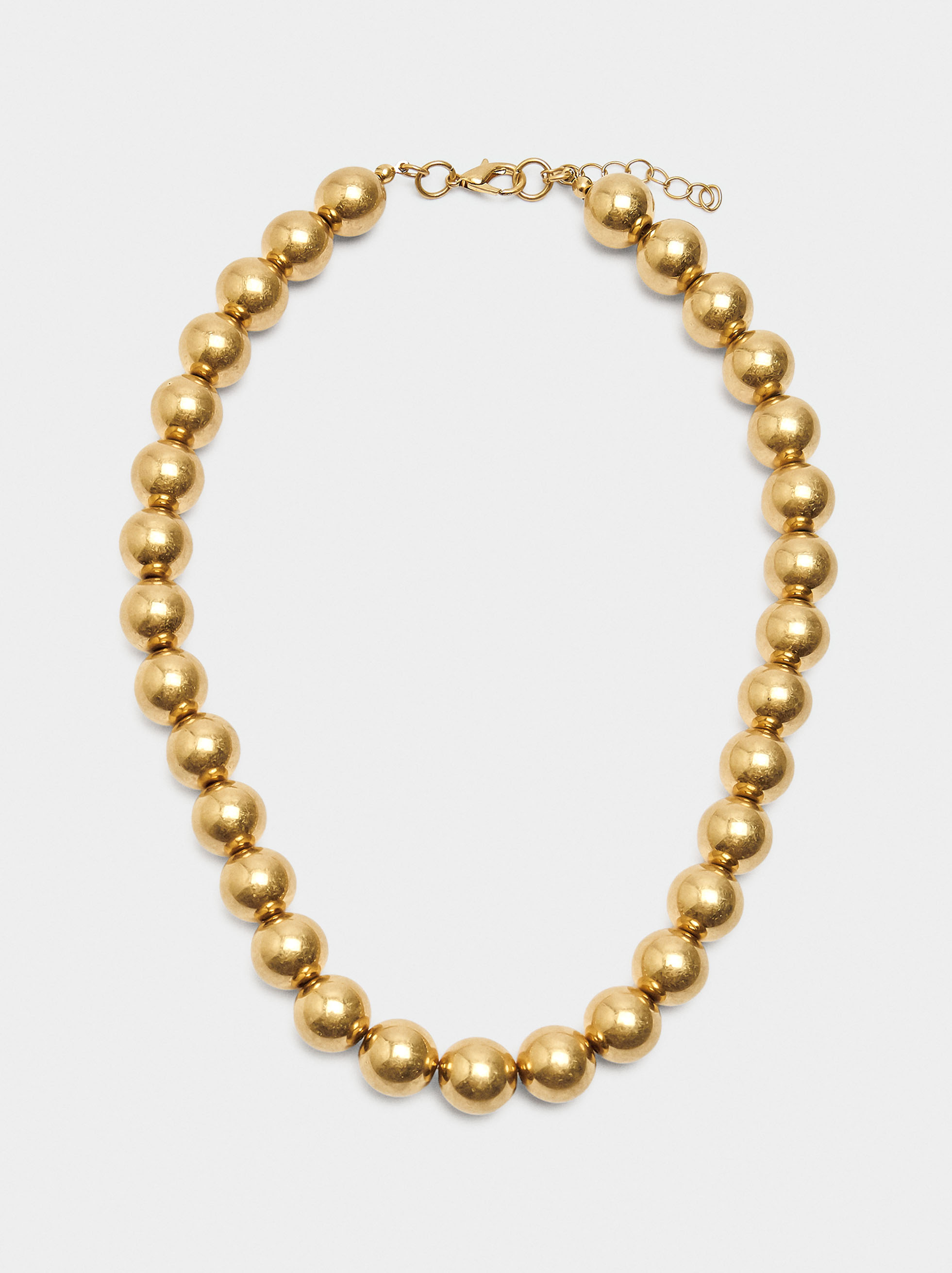 Short necklace with beads image number 2.0