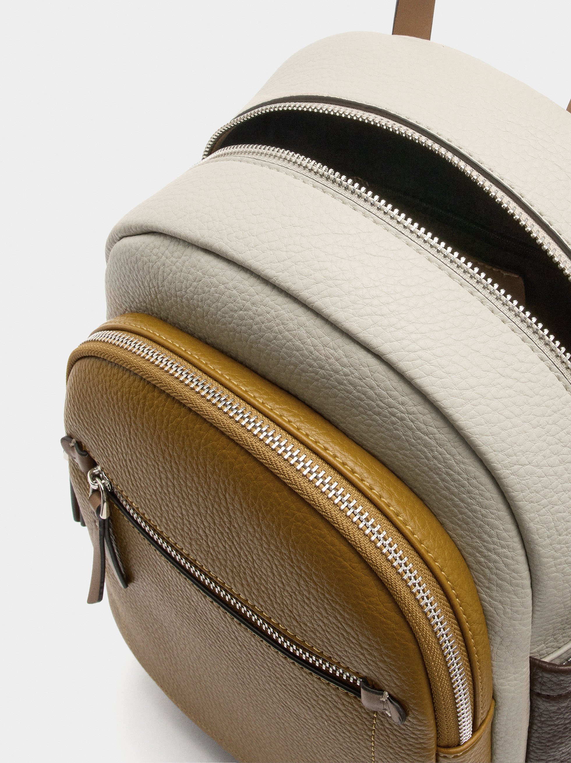 Colour block backpack image number 4.0