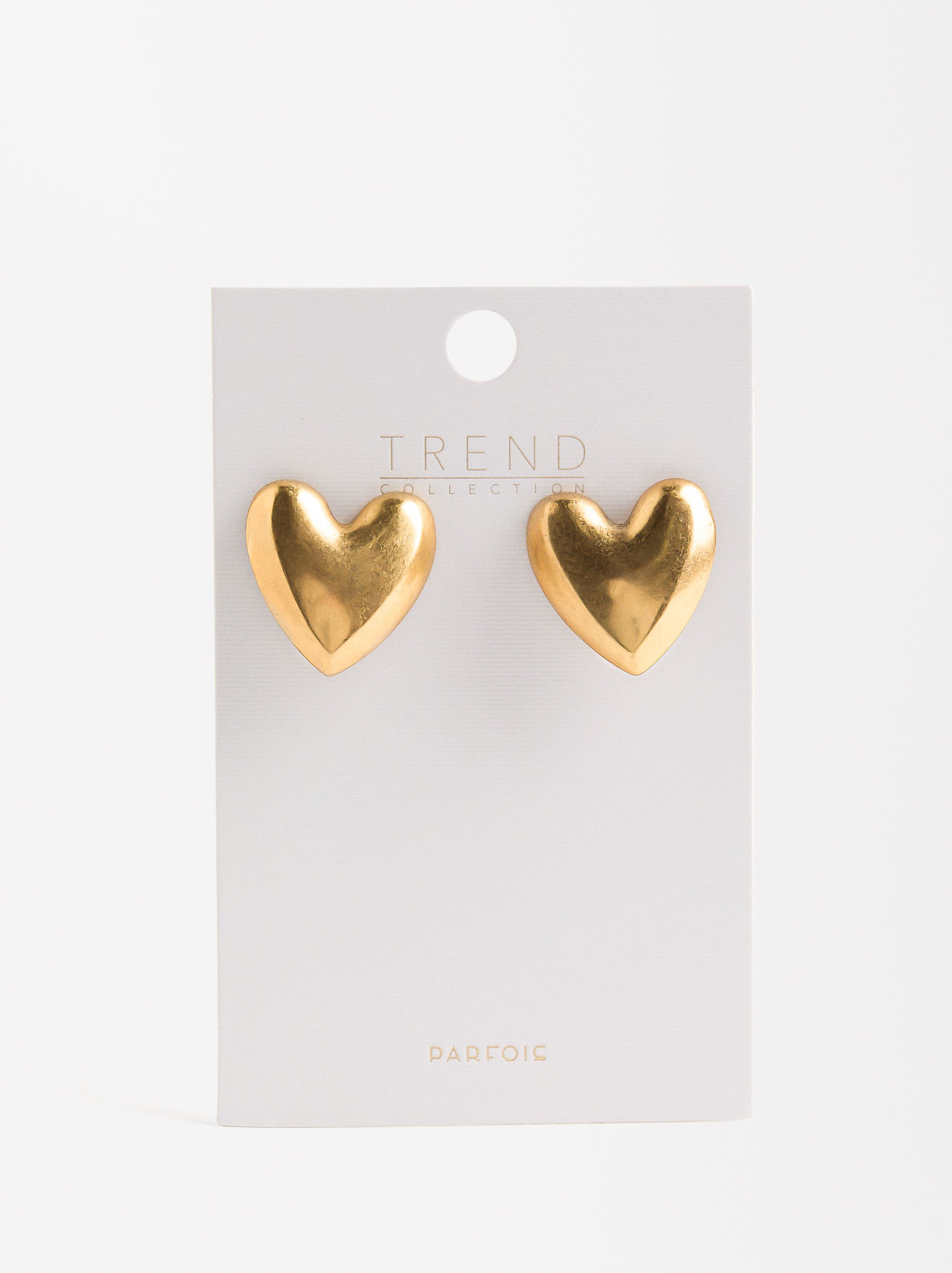 Maxi heart earrings image number 4.0