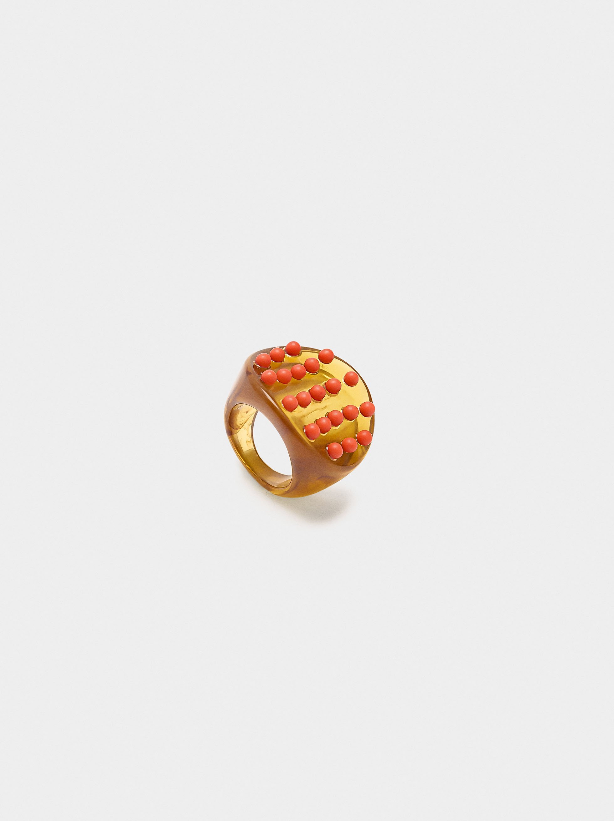 Anillo maxi con esferas image number 1.0