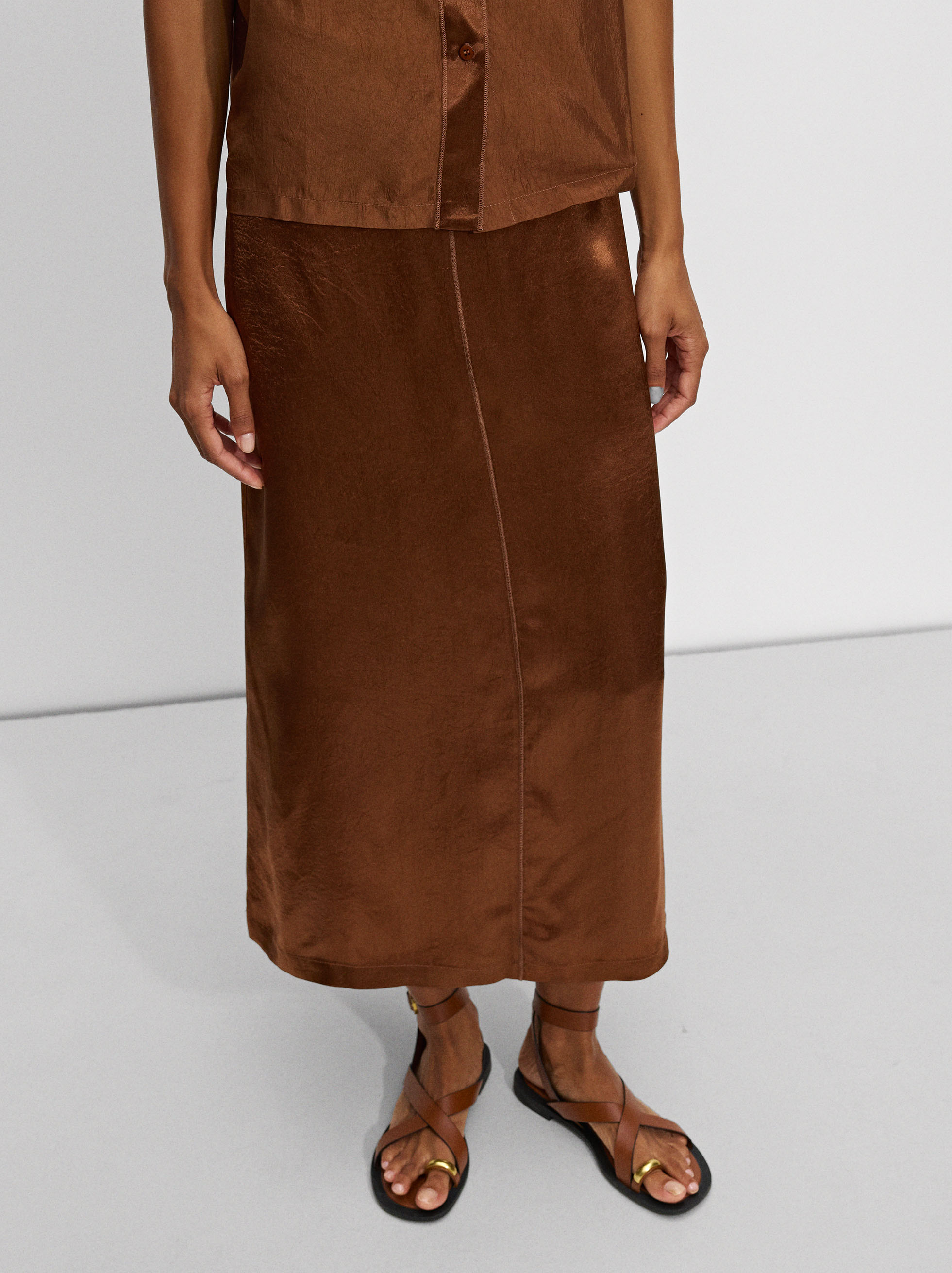 Satin skirt image number 1.0
