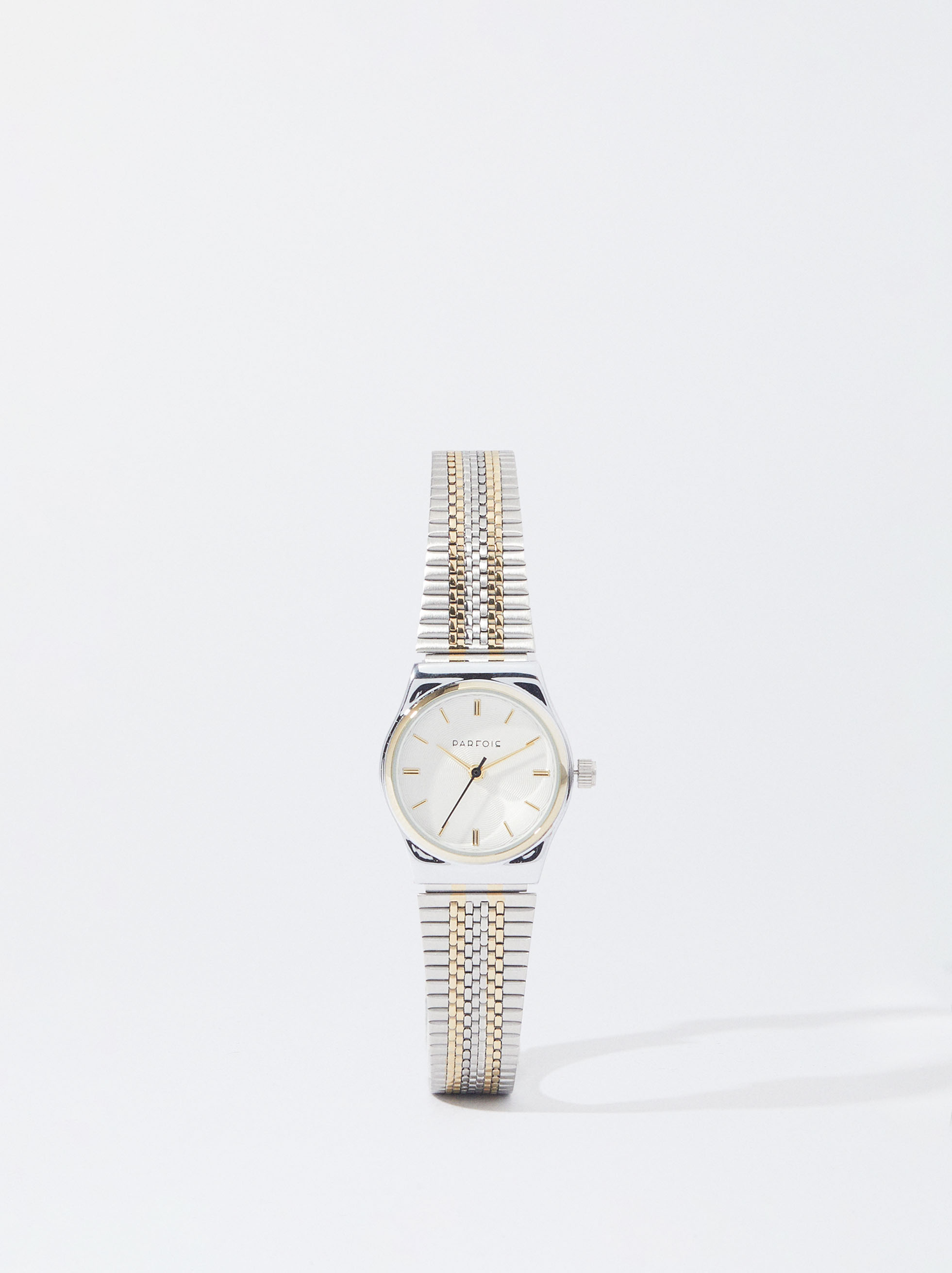 Stainless Steel Golden Watch image number 1.0