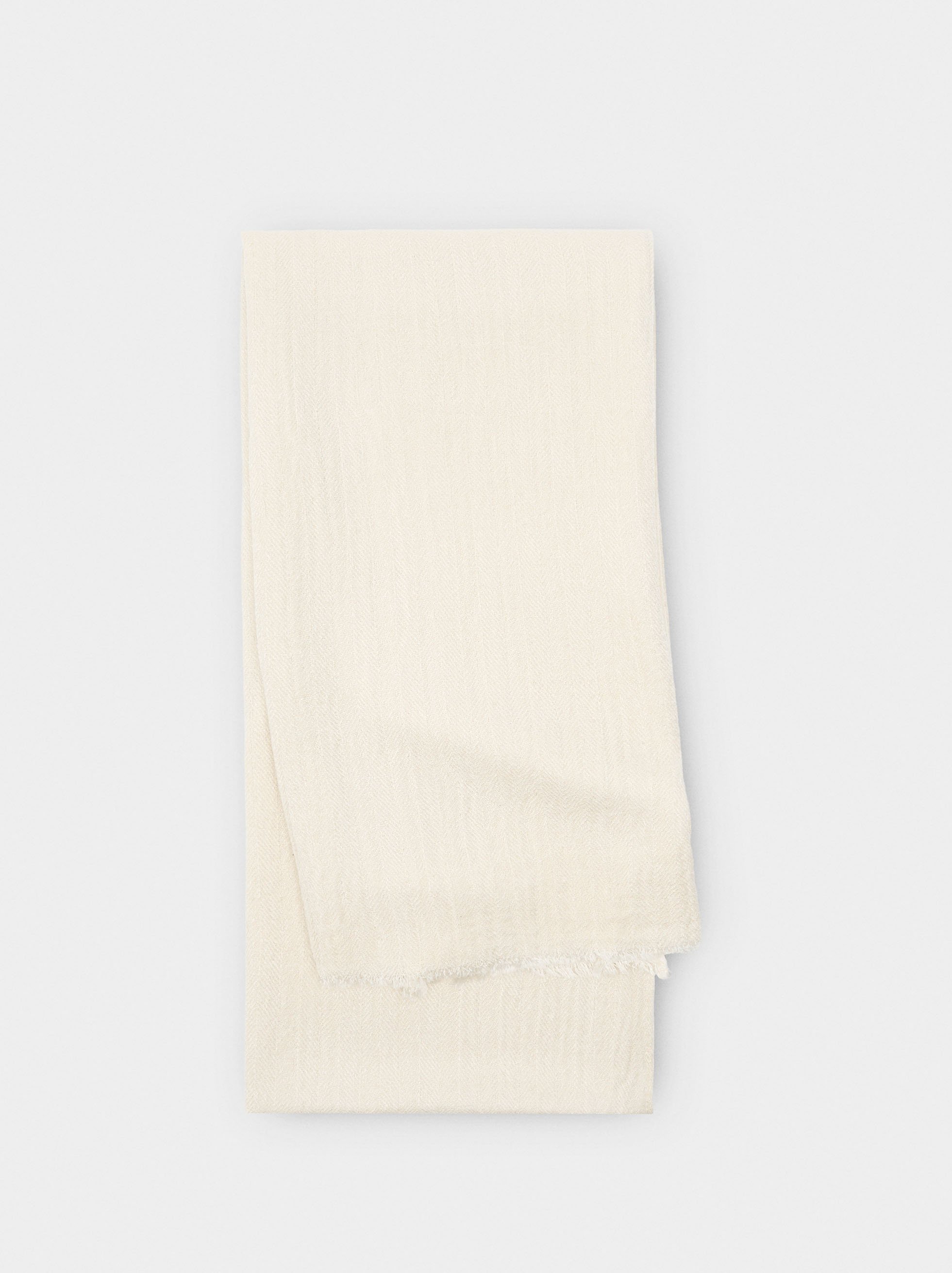 Pashmina lisse effilochée image number 0.0