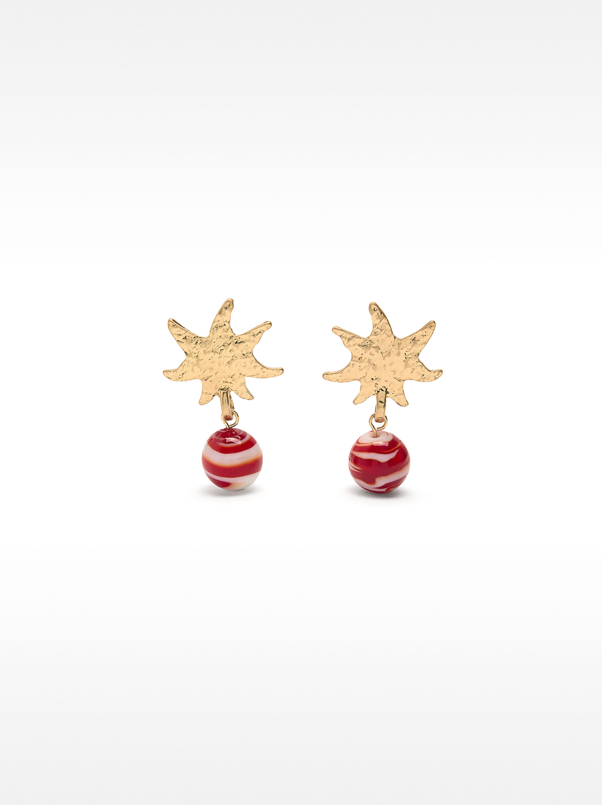 Multicolor bead earrings, Multicolor, hi-res