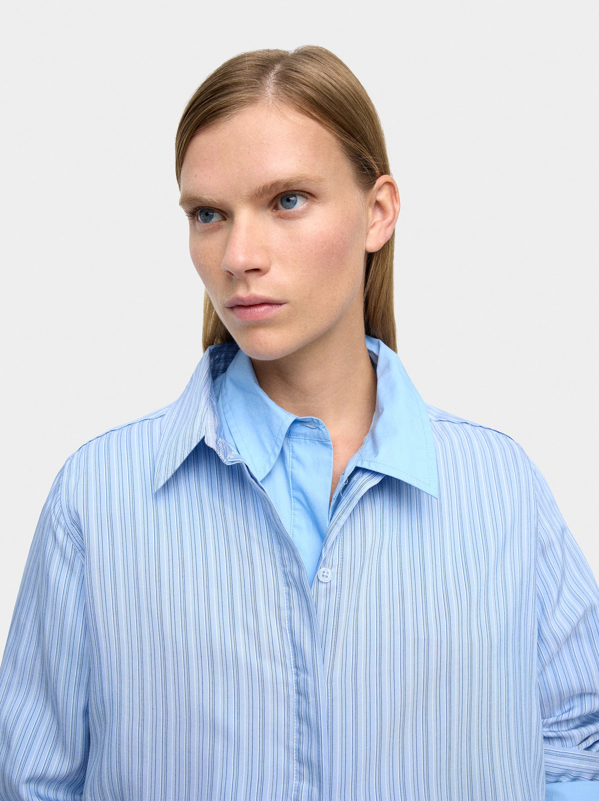 Shirt with pinstripe image number 4.0