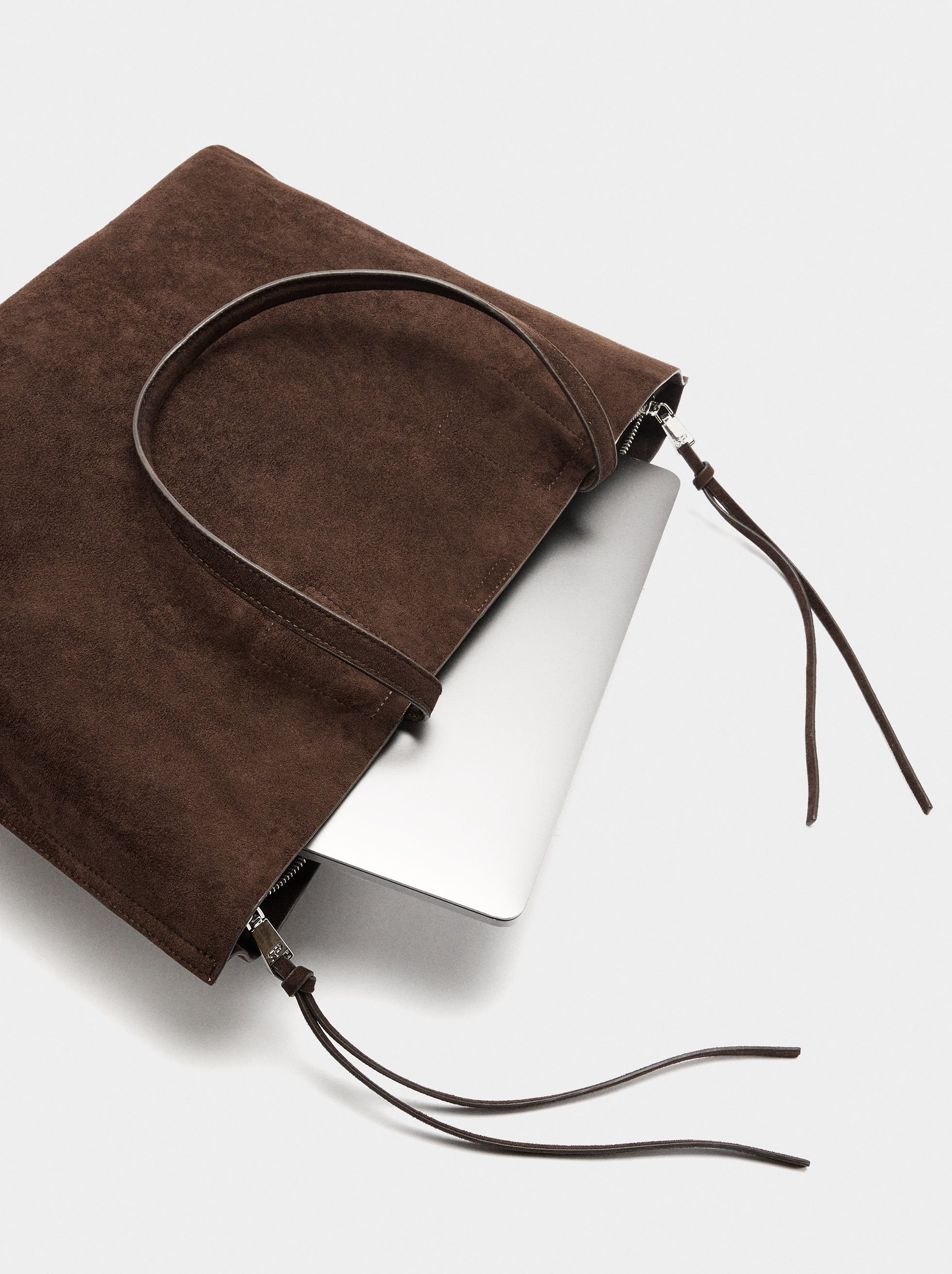 Bag for 13" laptop with leather-effect image number 4.0