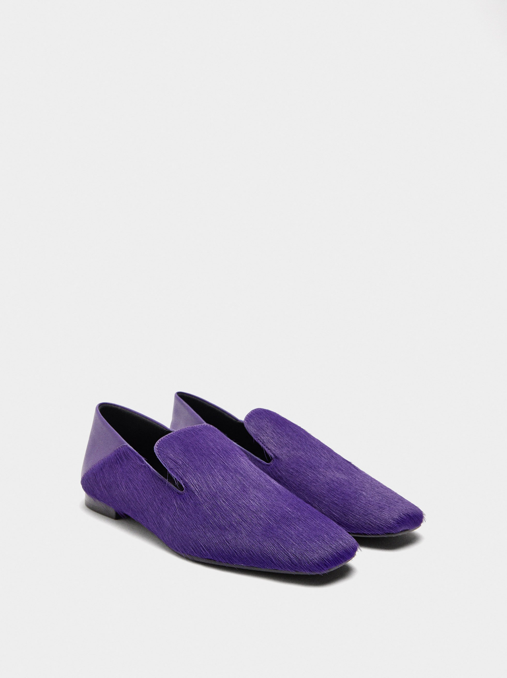 Chaussures plates en cuir image number 2.0
