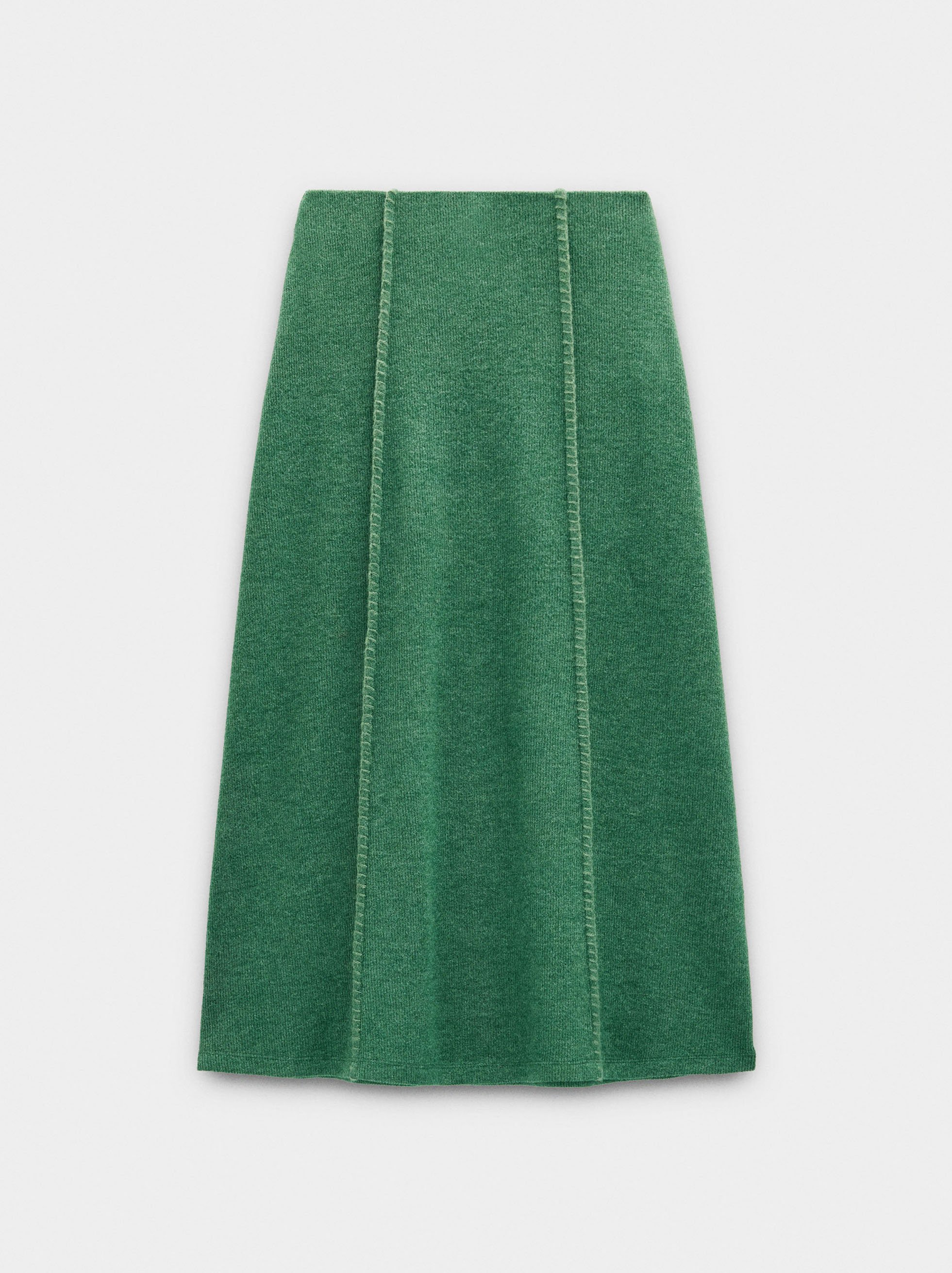 Ribbed long skirt image number 6.0