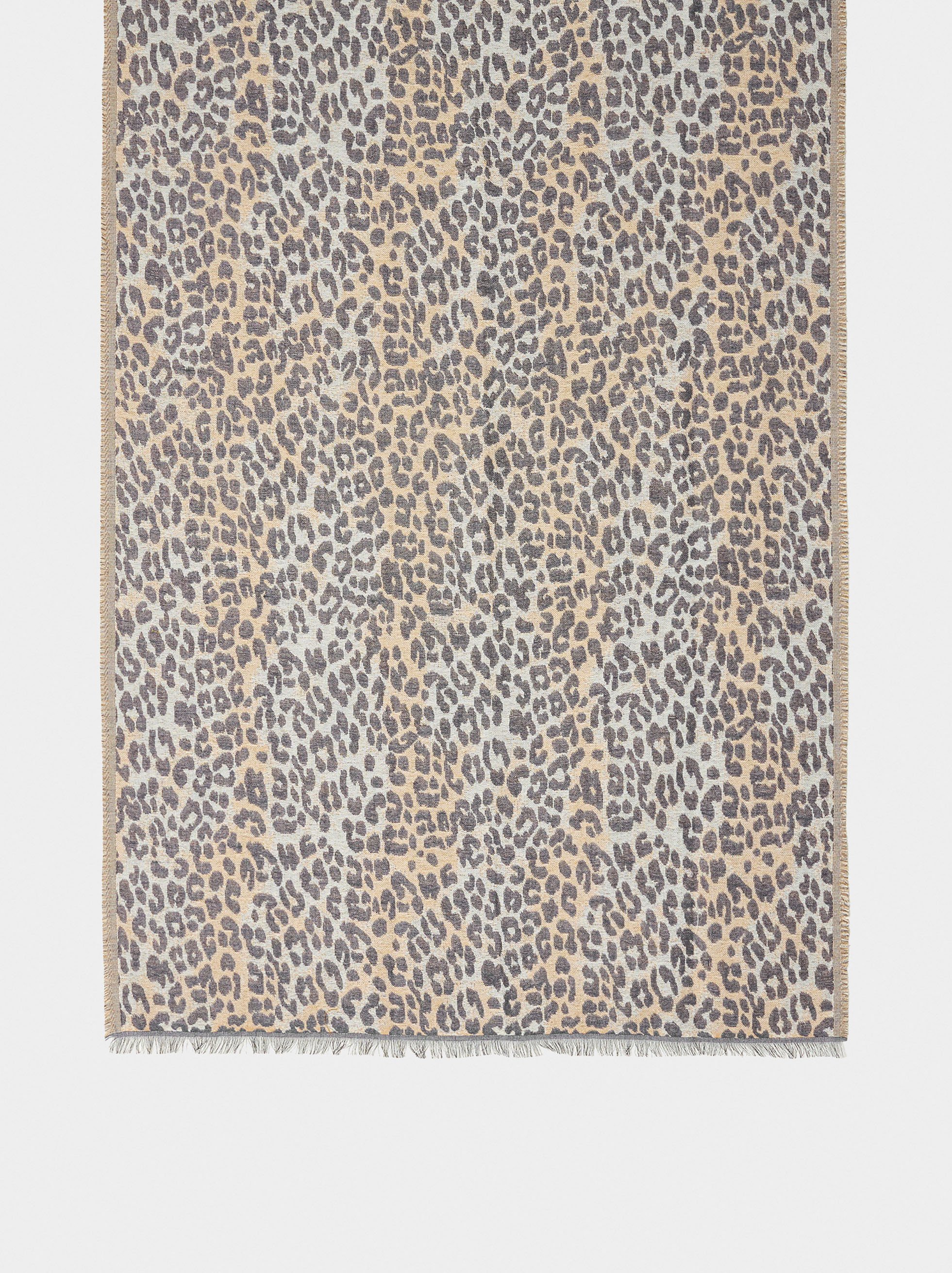 Scarf with animal printed image number 2.0