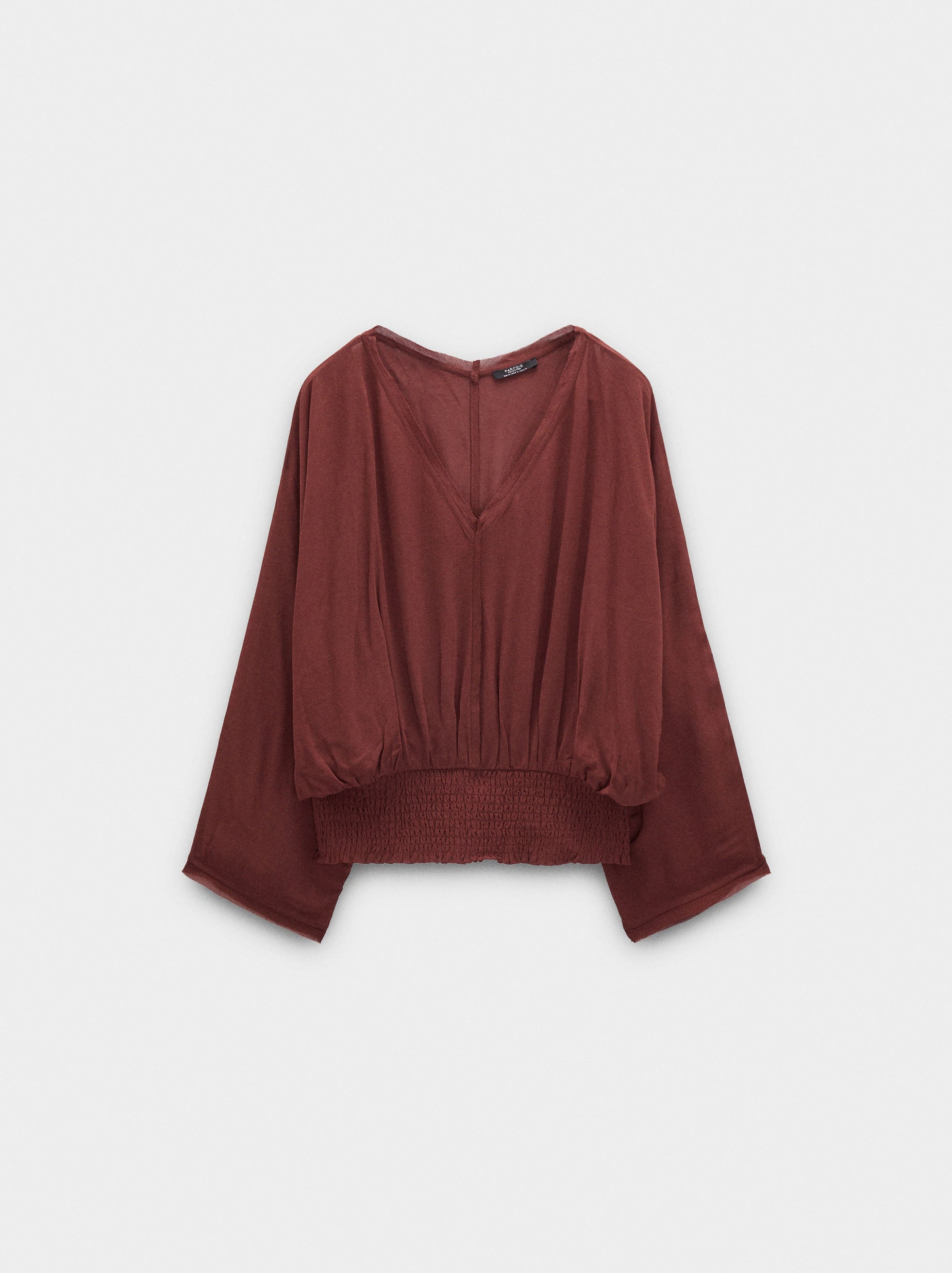Blouse fluide avec &eacute;lastiques image number 4.0