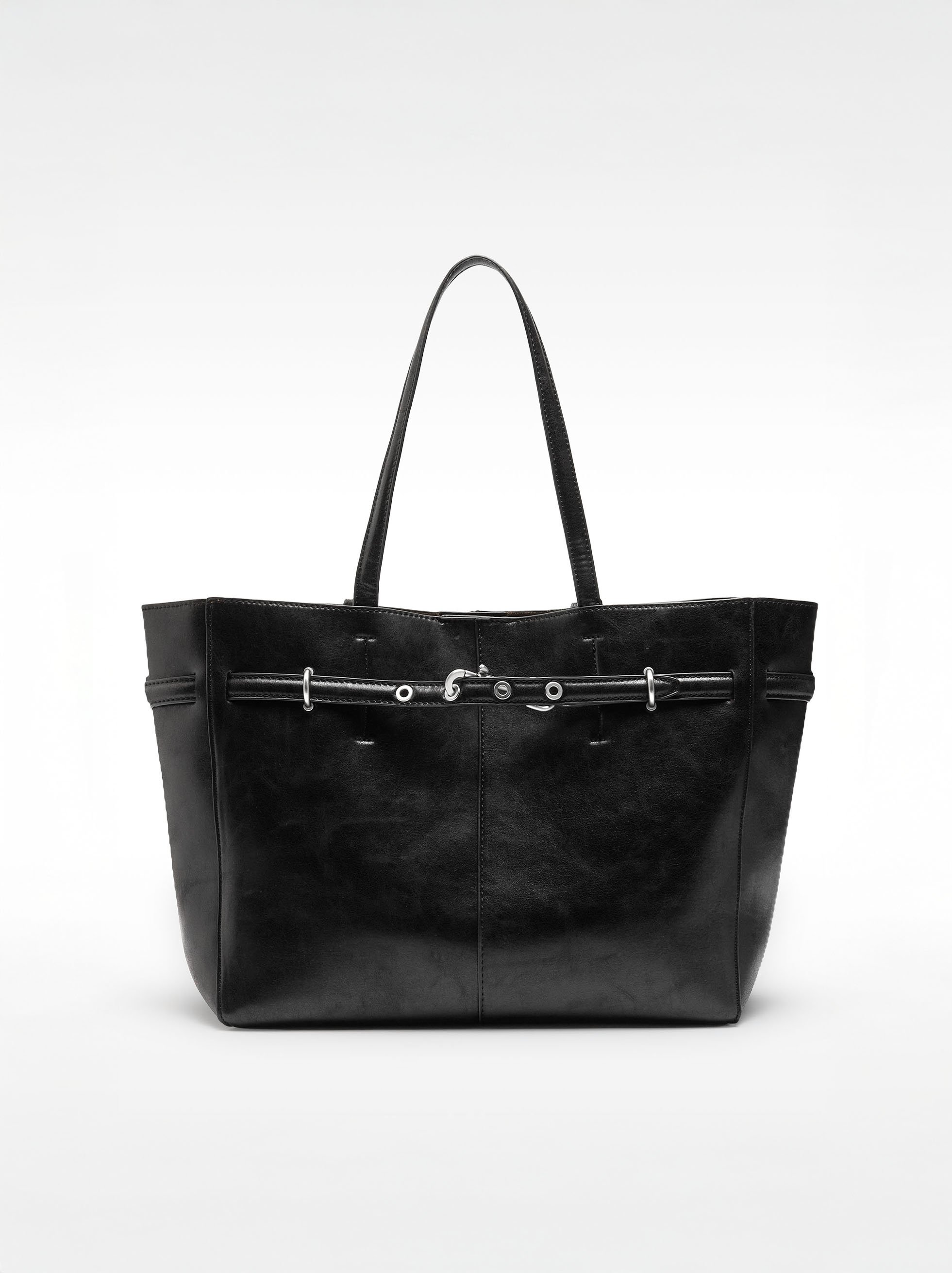 Bolso shopper efecto craquelado image number 6.0
