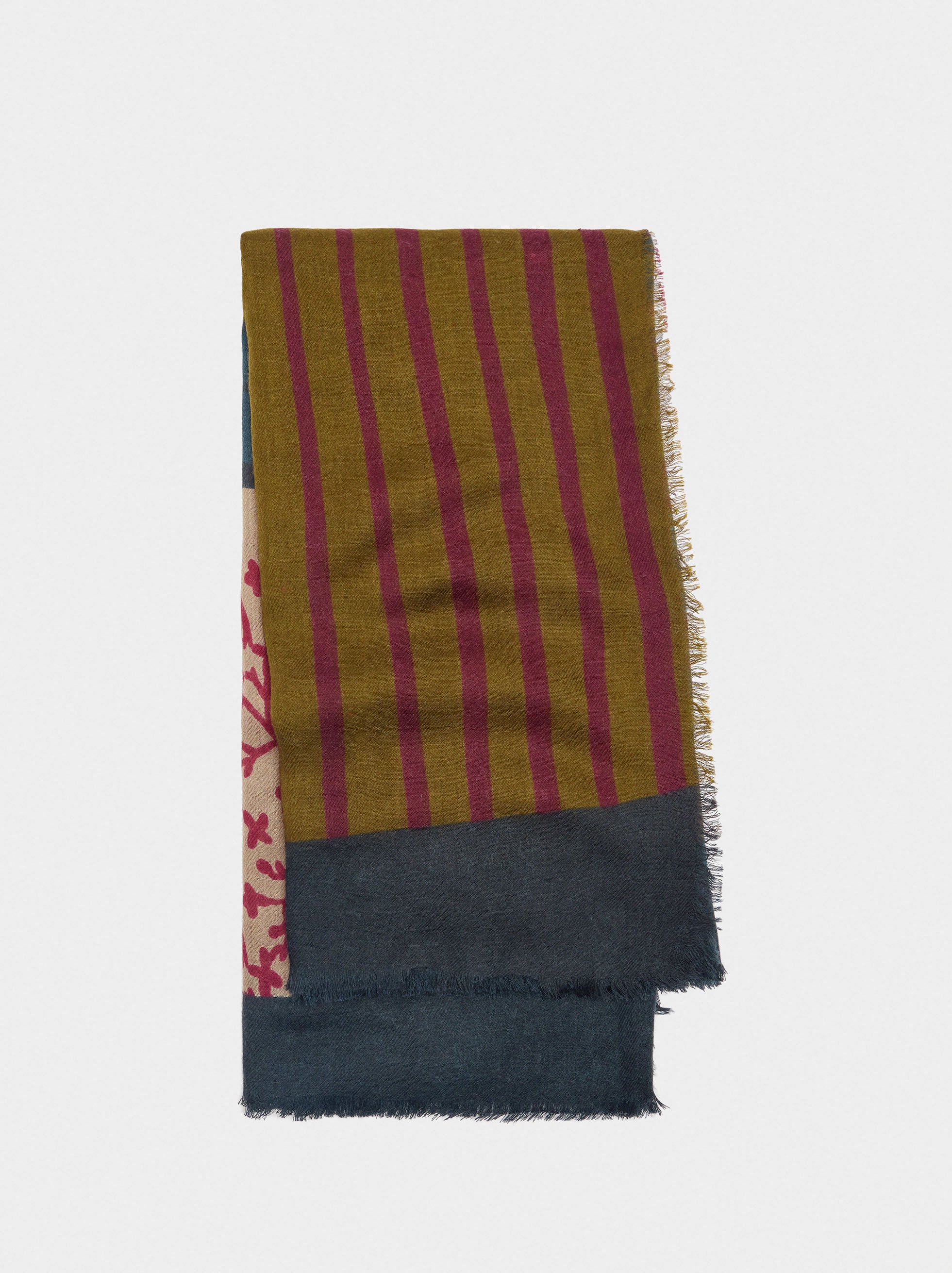 Scarf printed with wool image number 0.0
