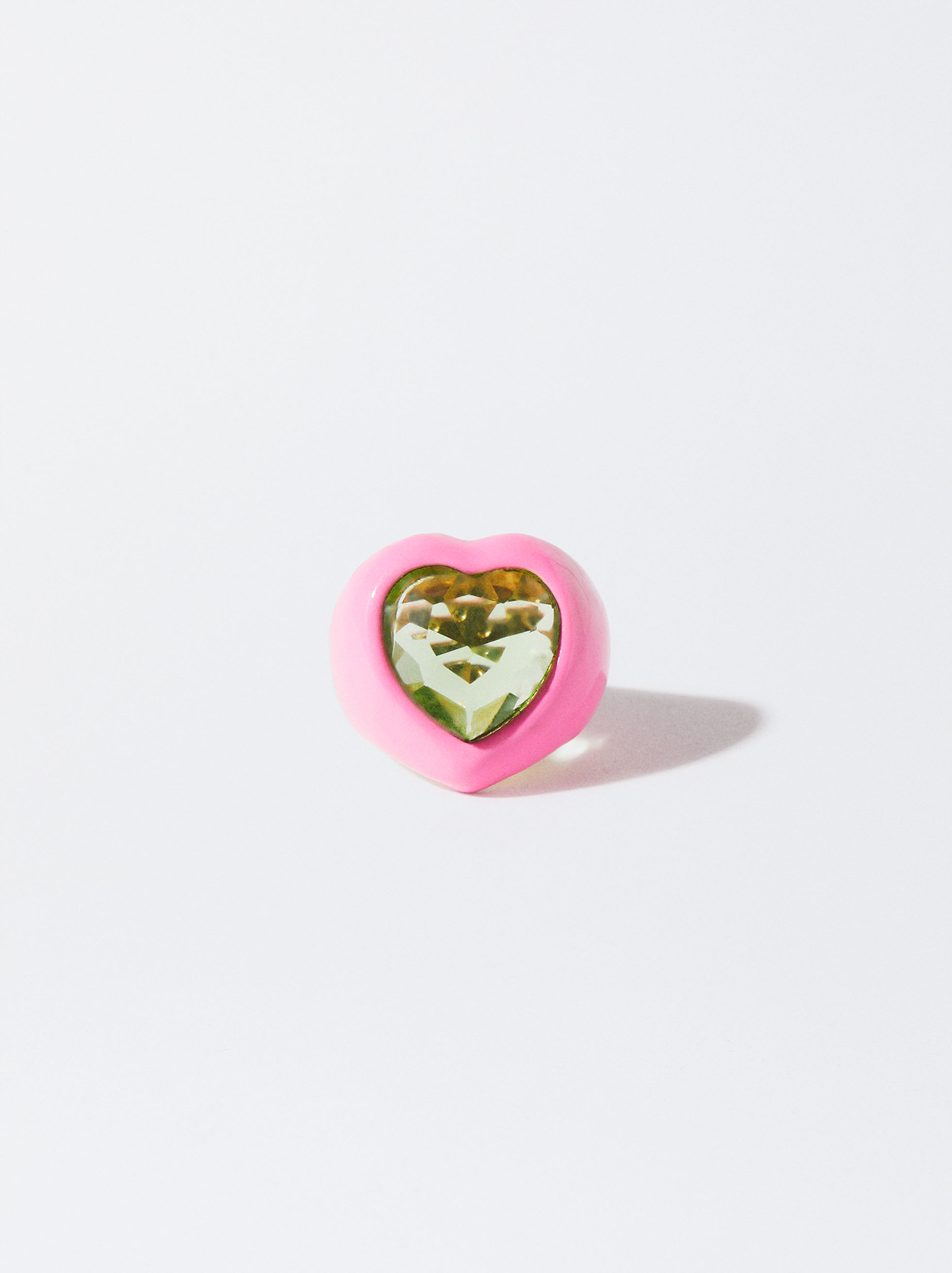 Online Exclusive - Enameled Heart Ring image number 0.0