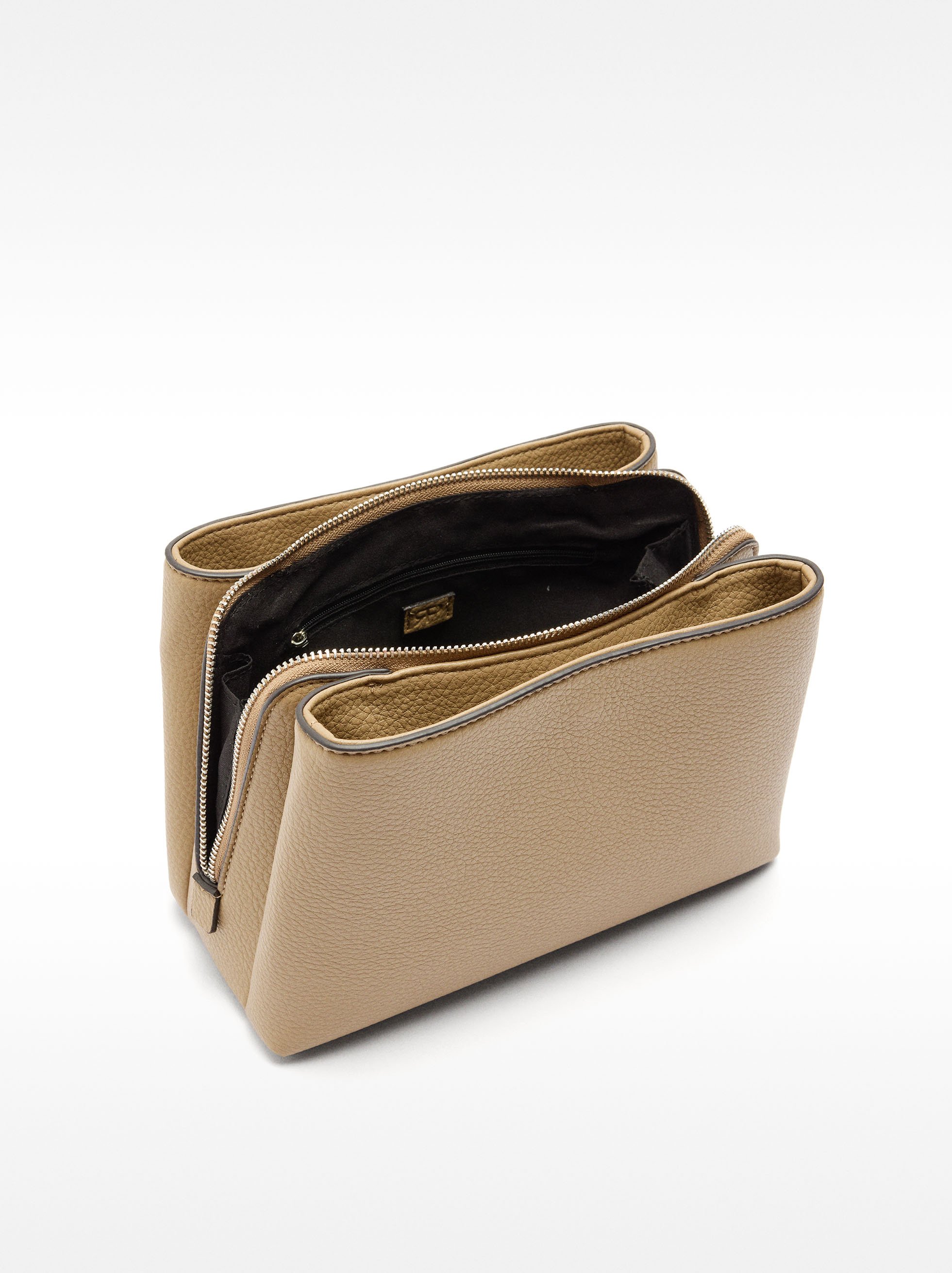 Borsa a tracolla in effetto doppio image number 3.0
