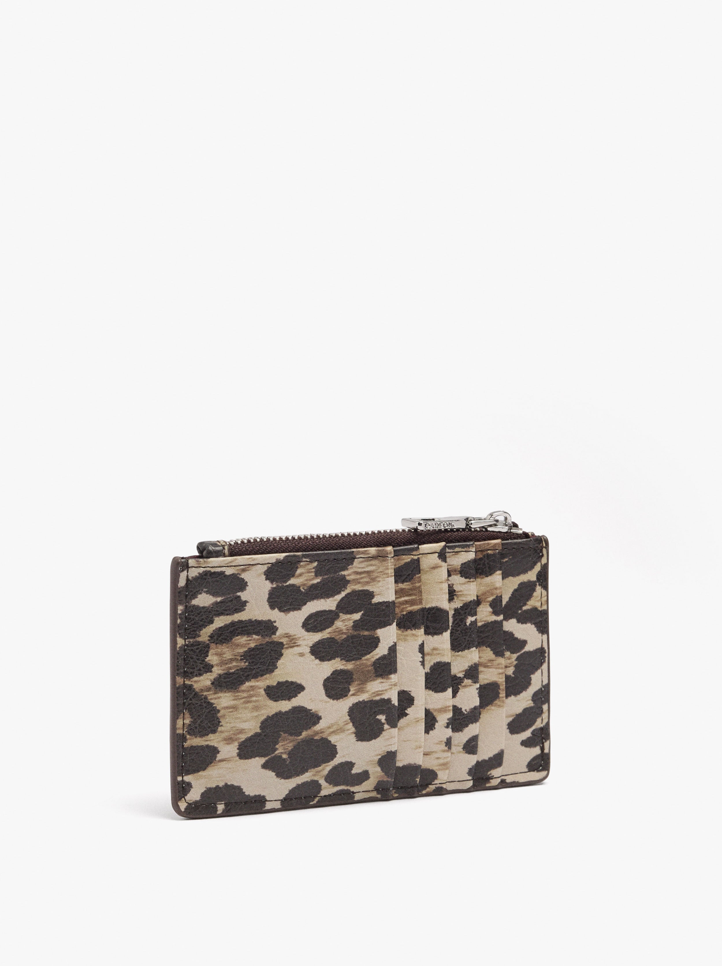 Animal printed card holder with texture image number 2.0