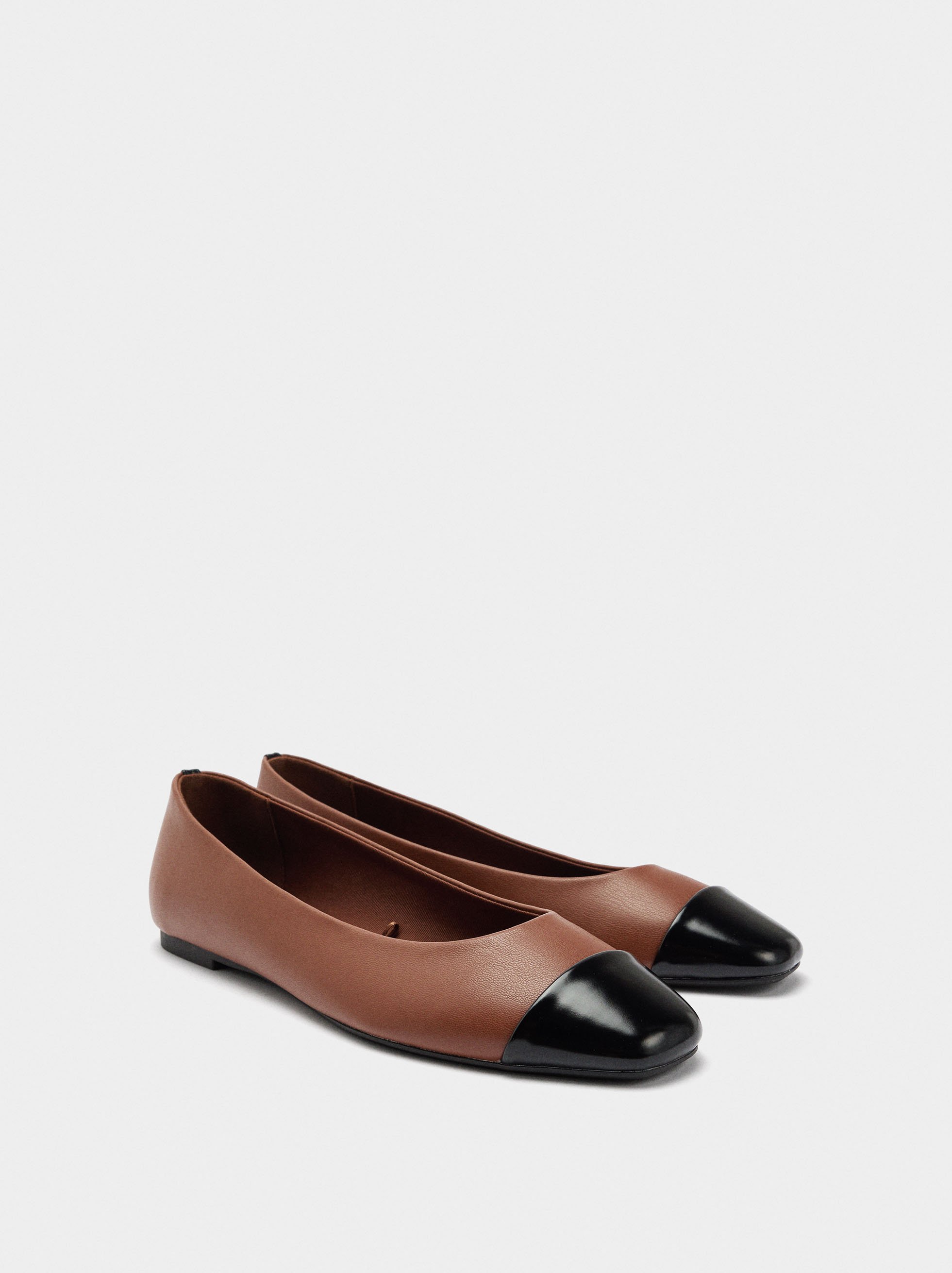 Contrast ballet flats  image number 2.0