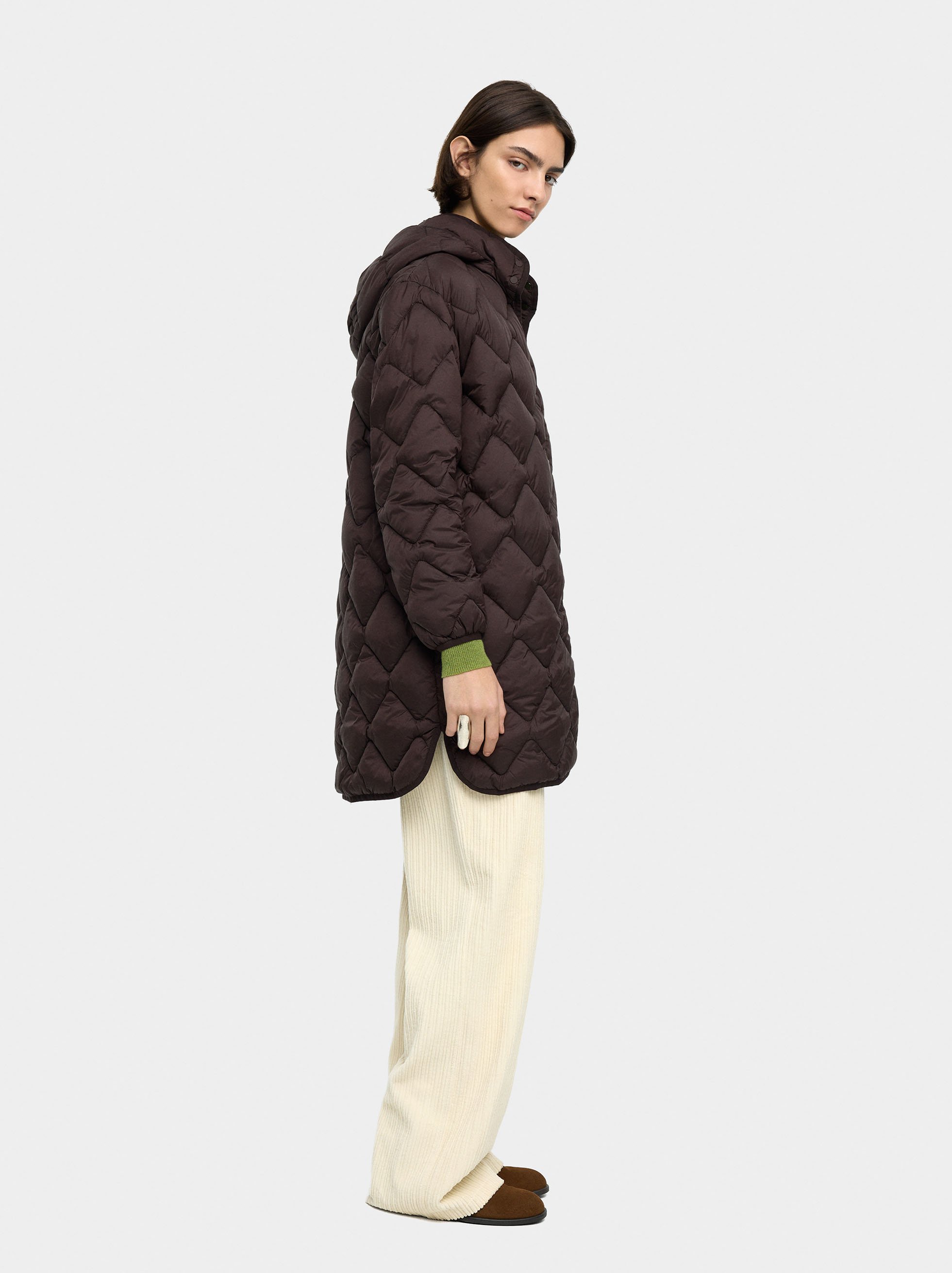 Long padded coat image number 1.0
