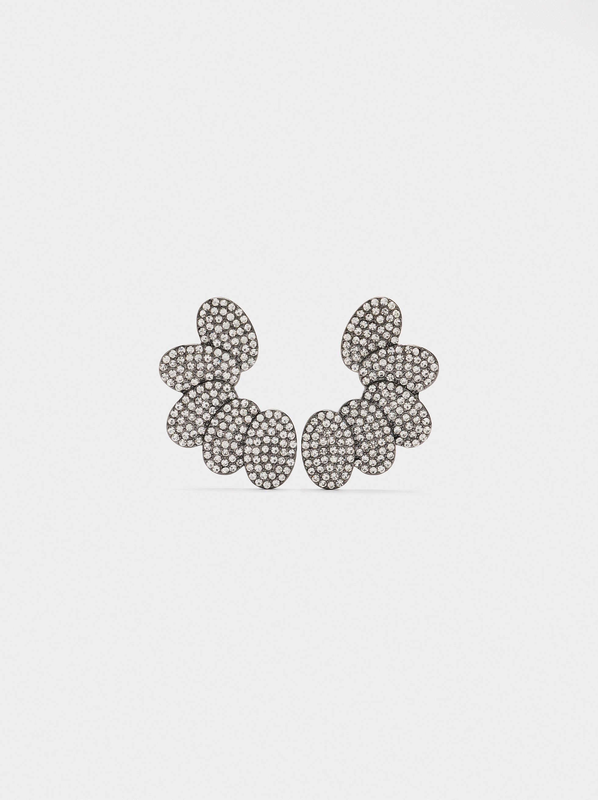 Maxi silver earrings image number 0.0