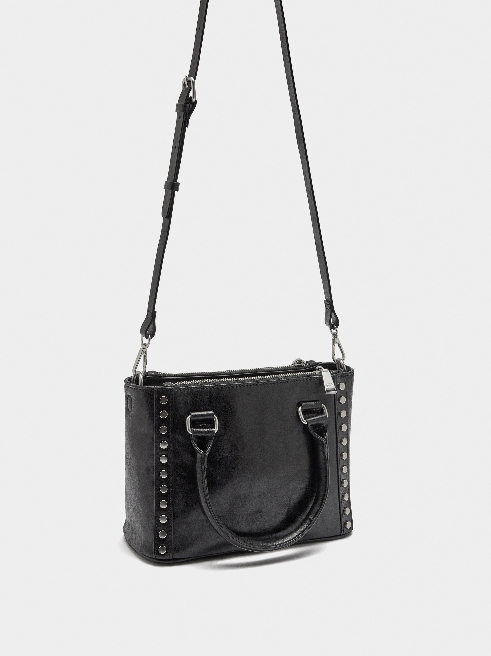 Tote bag with studs image number 3.0