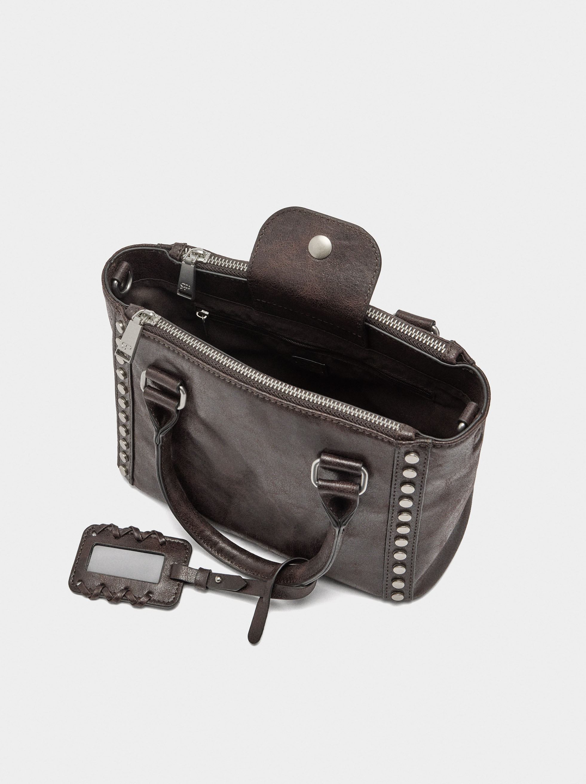 Tote bag with studs image number 3.0