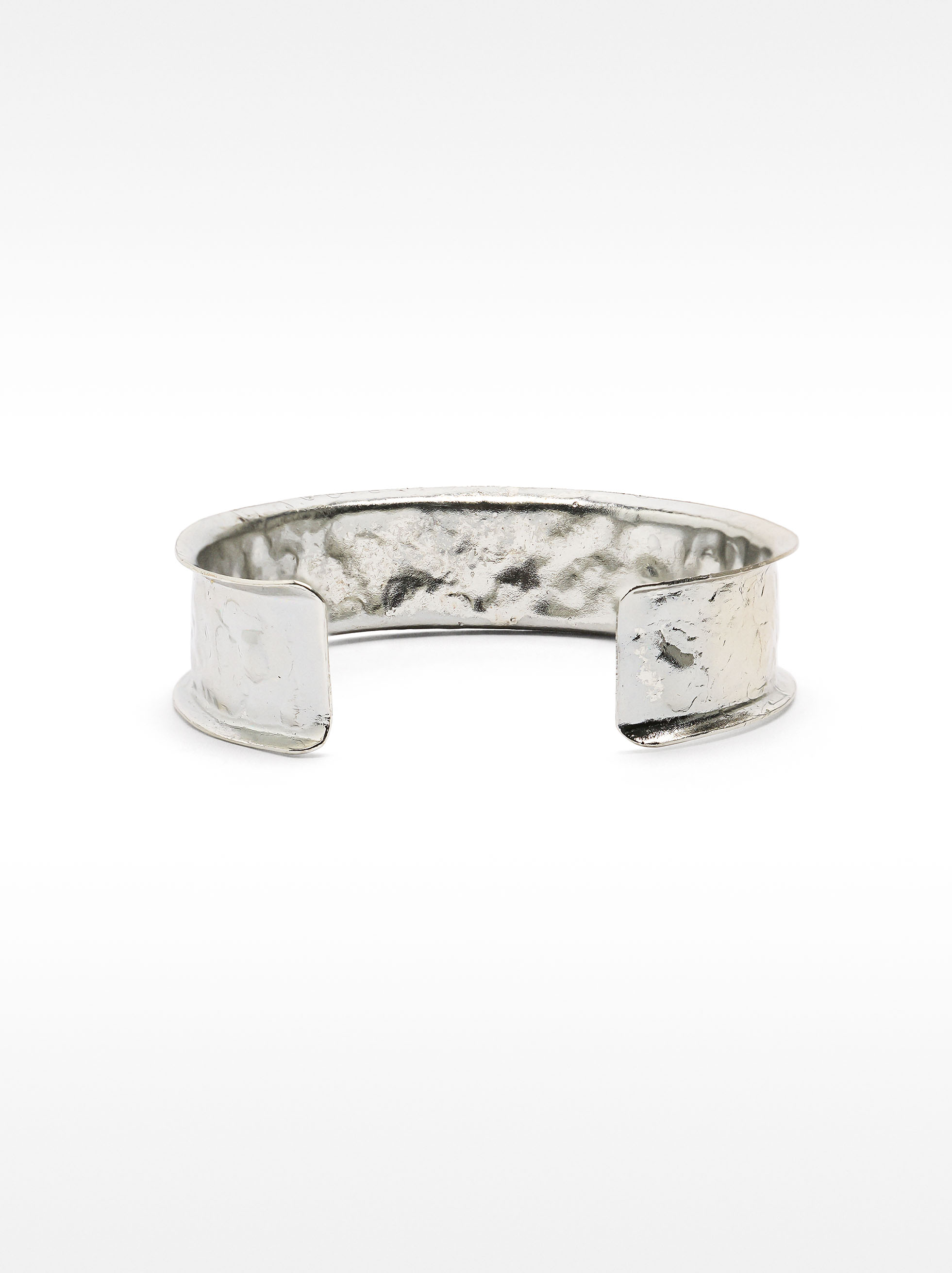 Open bracelet with oval stone image number 1.0