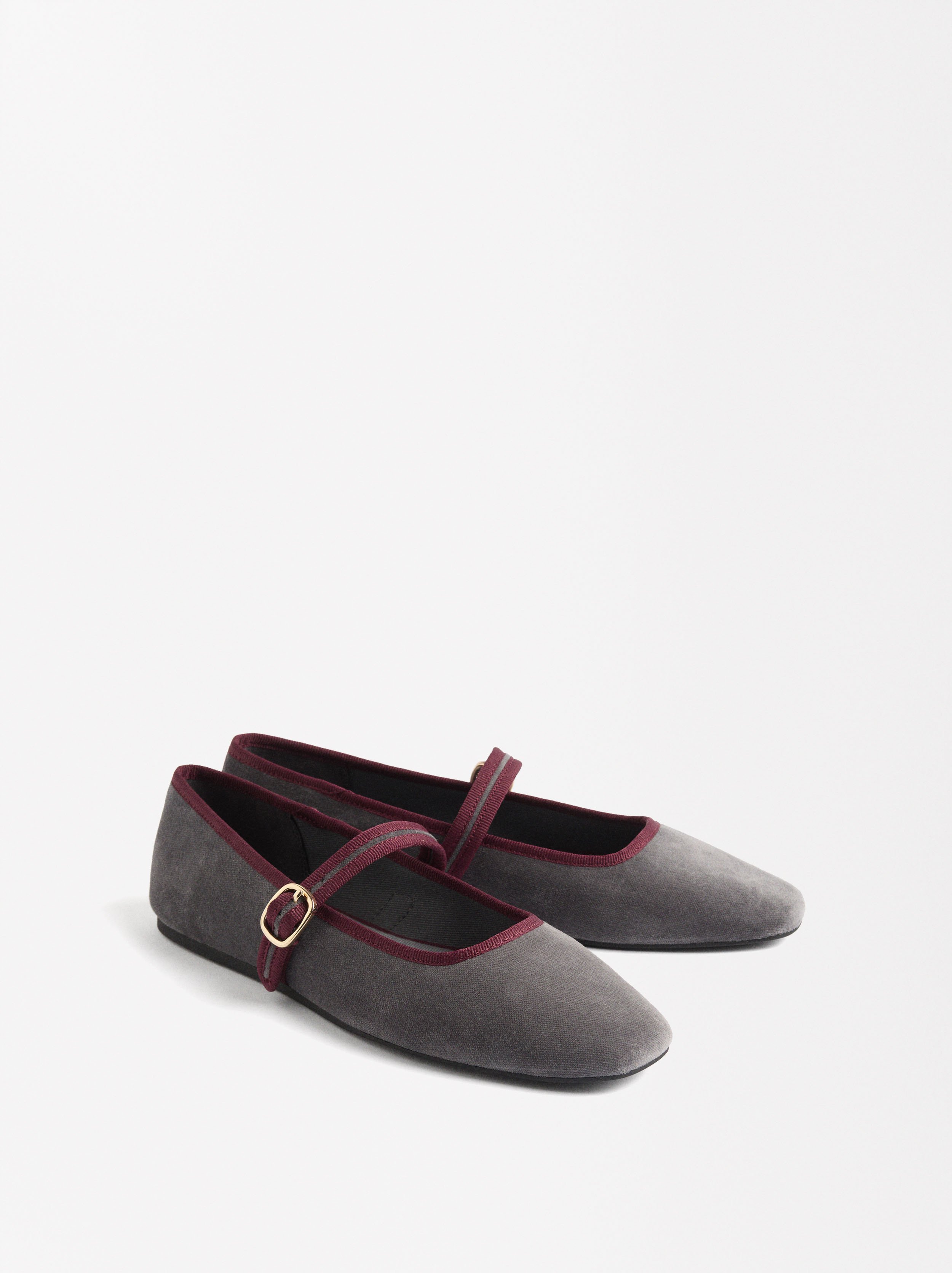 Velvet ballerinas image number 2.0