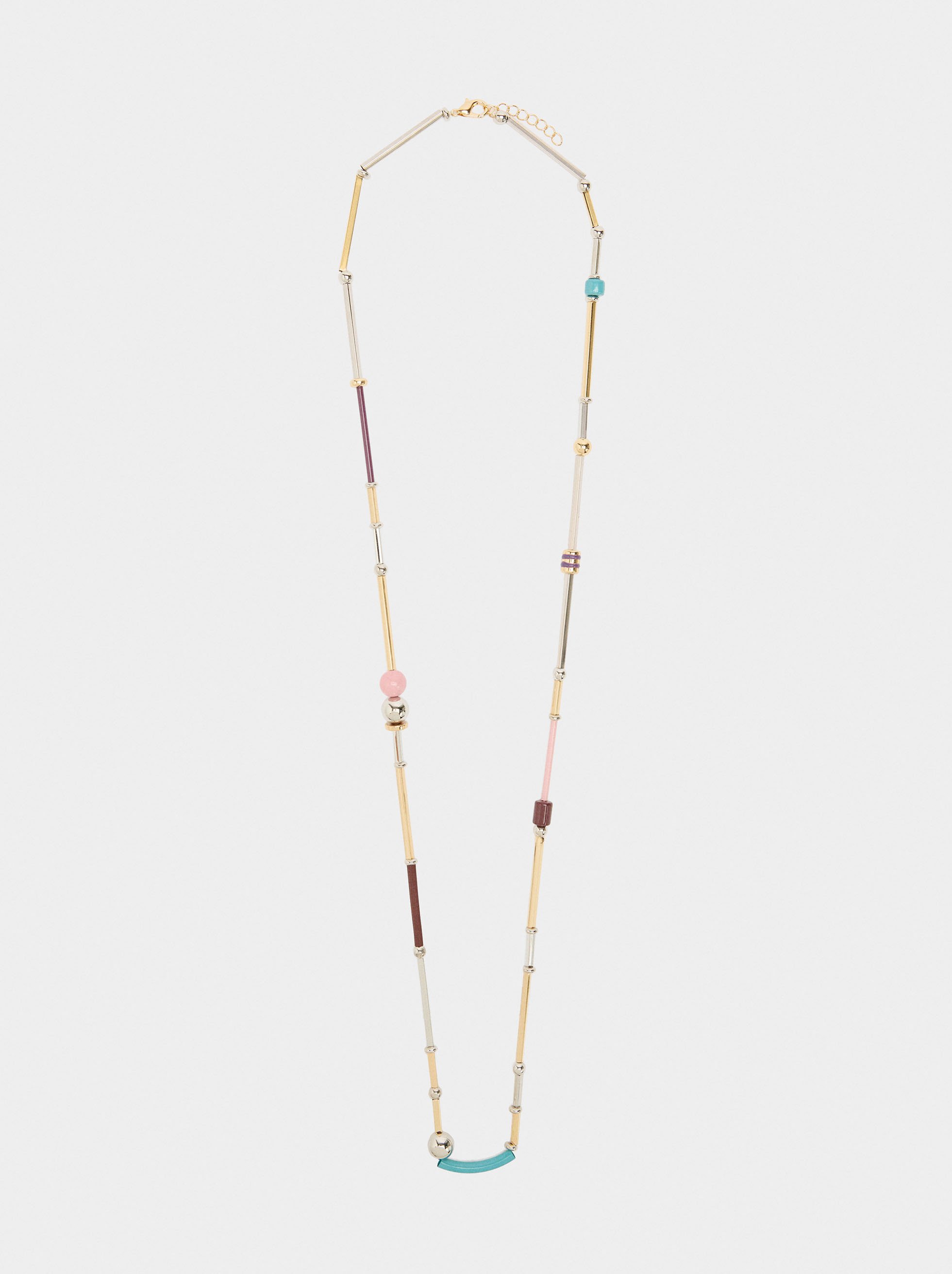 Long necklace with enamel image number 0.0