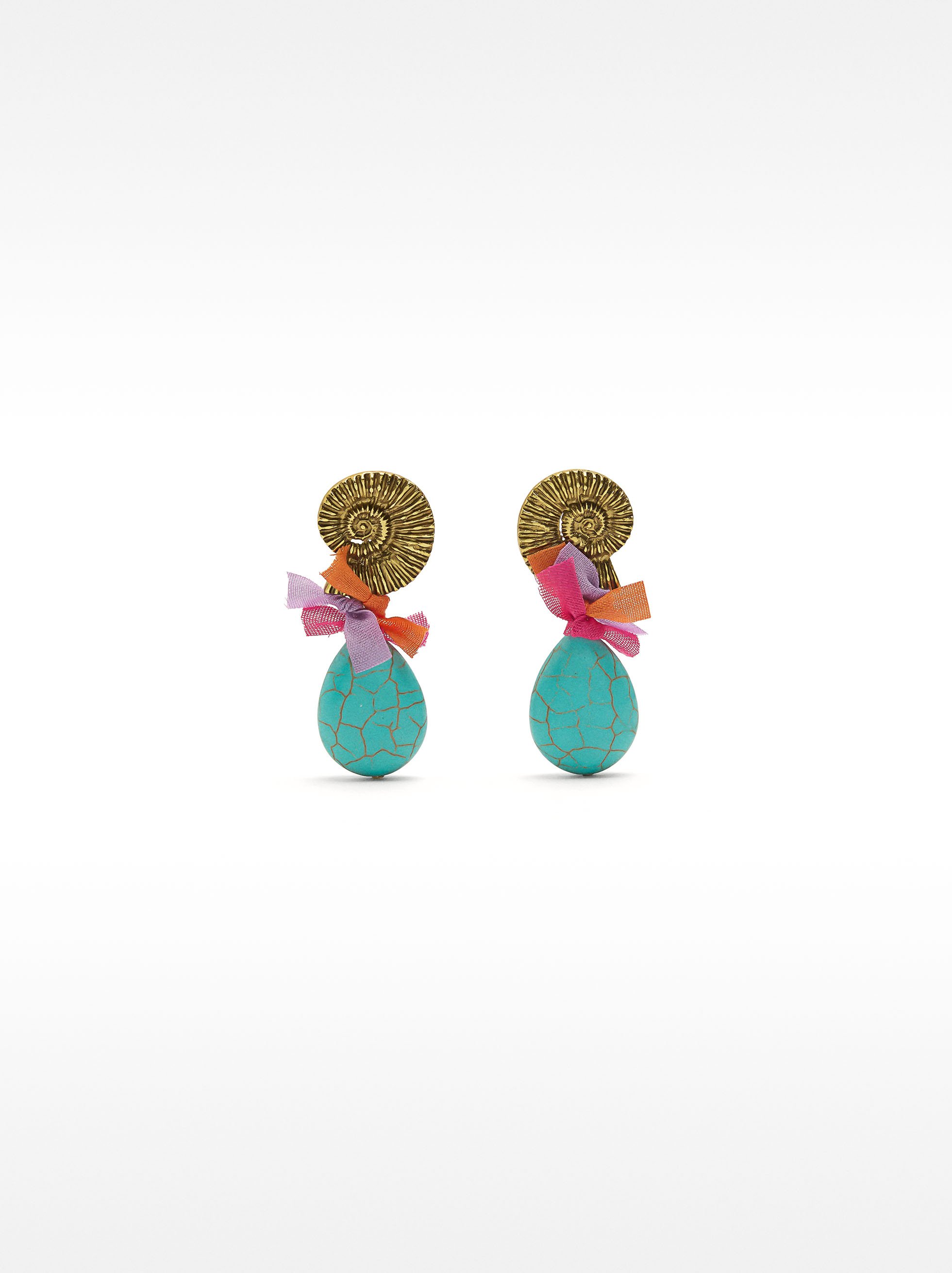 Brincos multicor com pedras image number 0.0