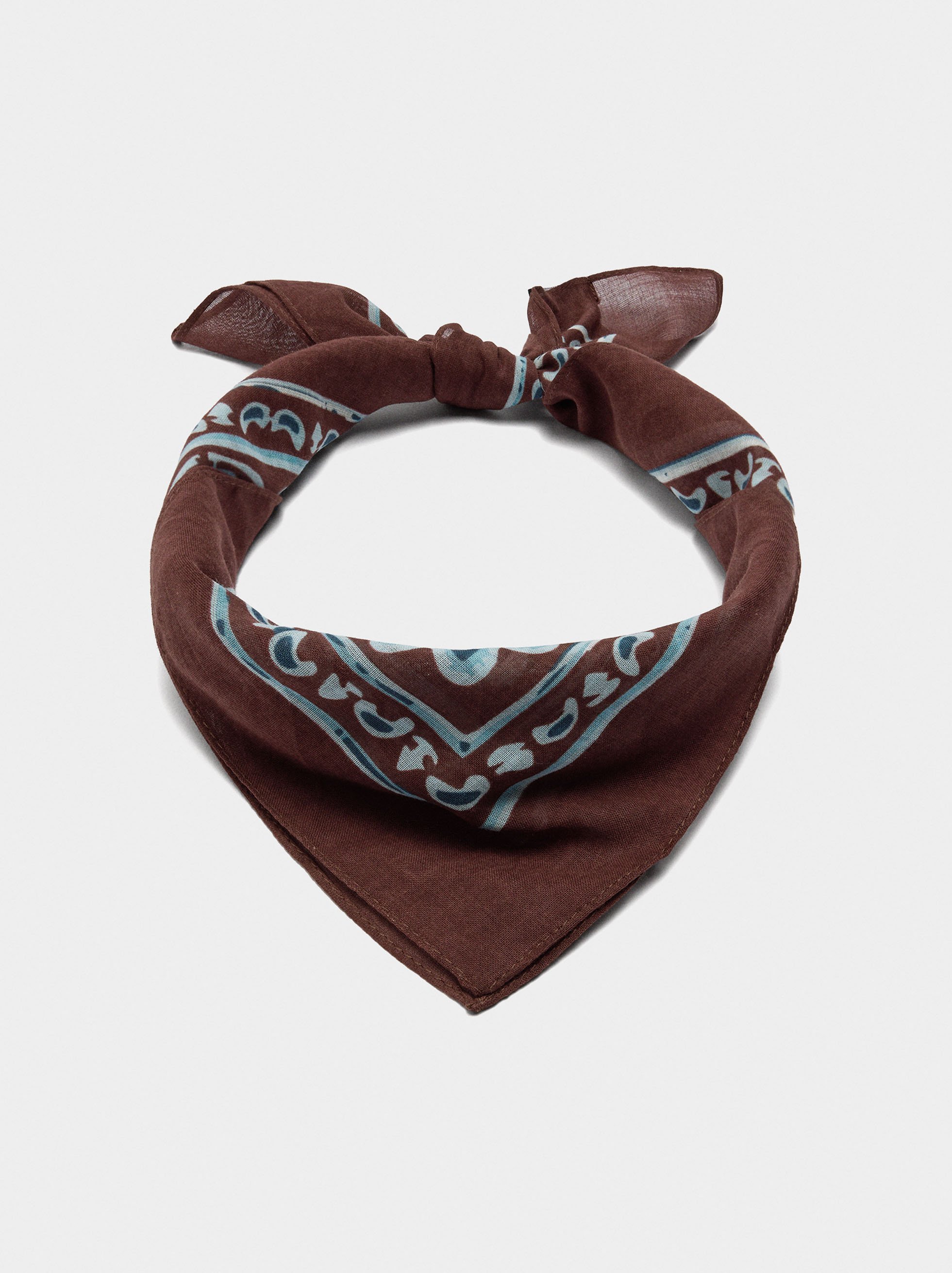 Foulard multifonctionnel imprimé 100% coton image number 2.0