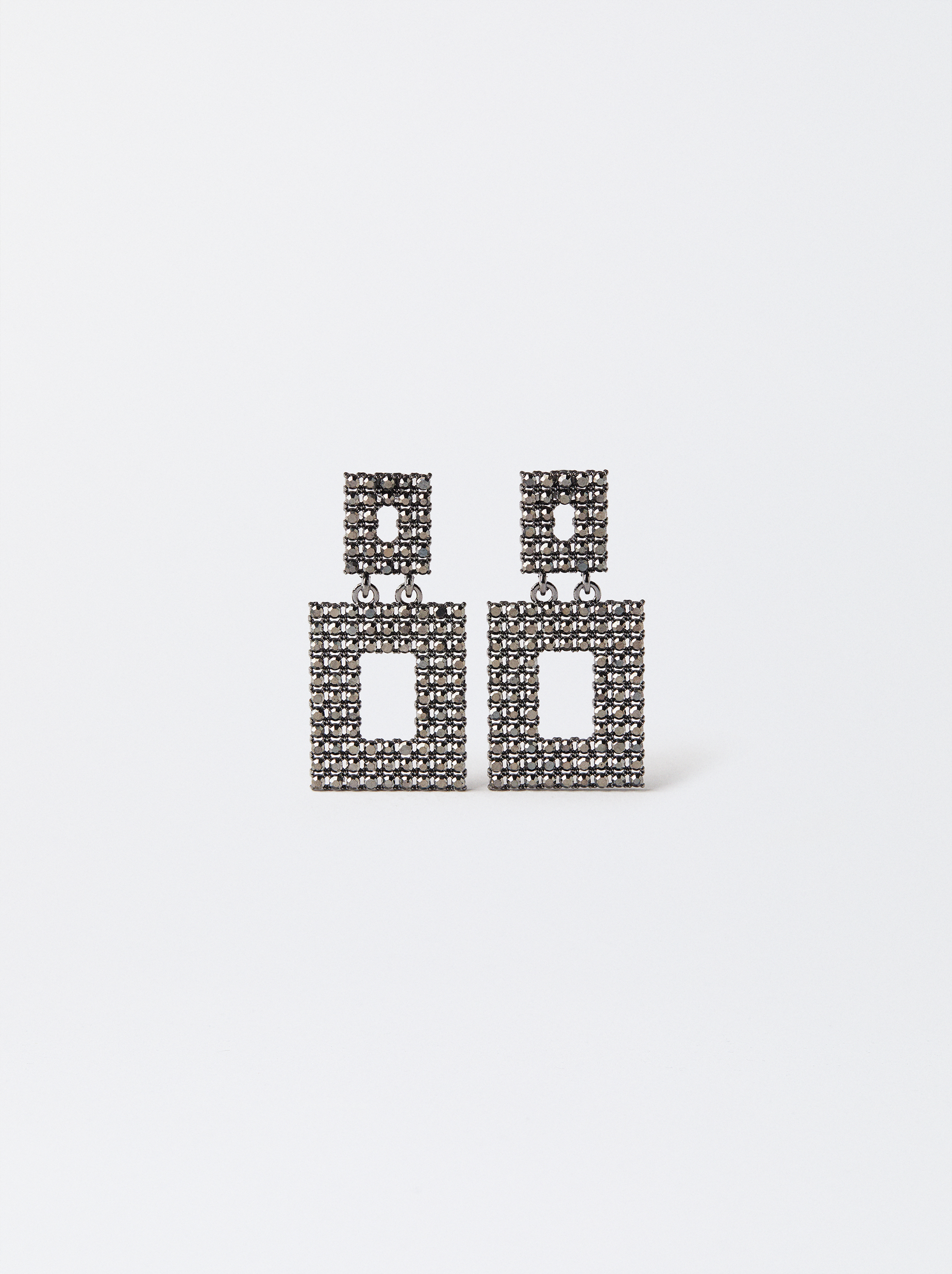 Medium Earrings With Crystals  image number 1.0