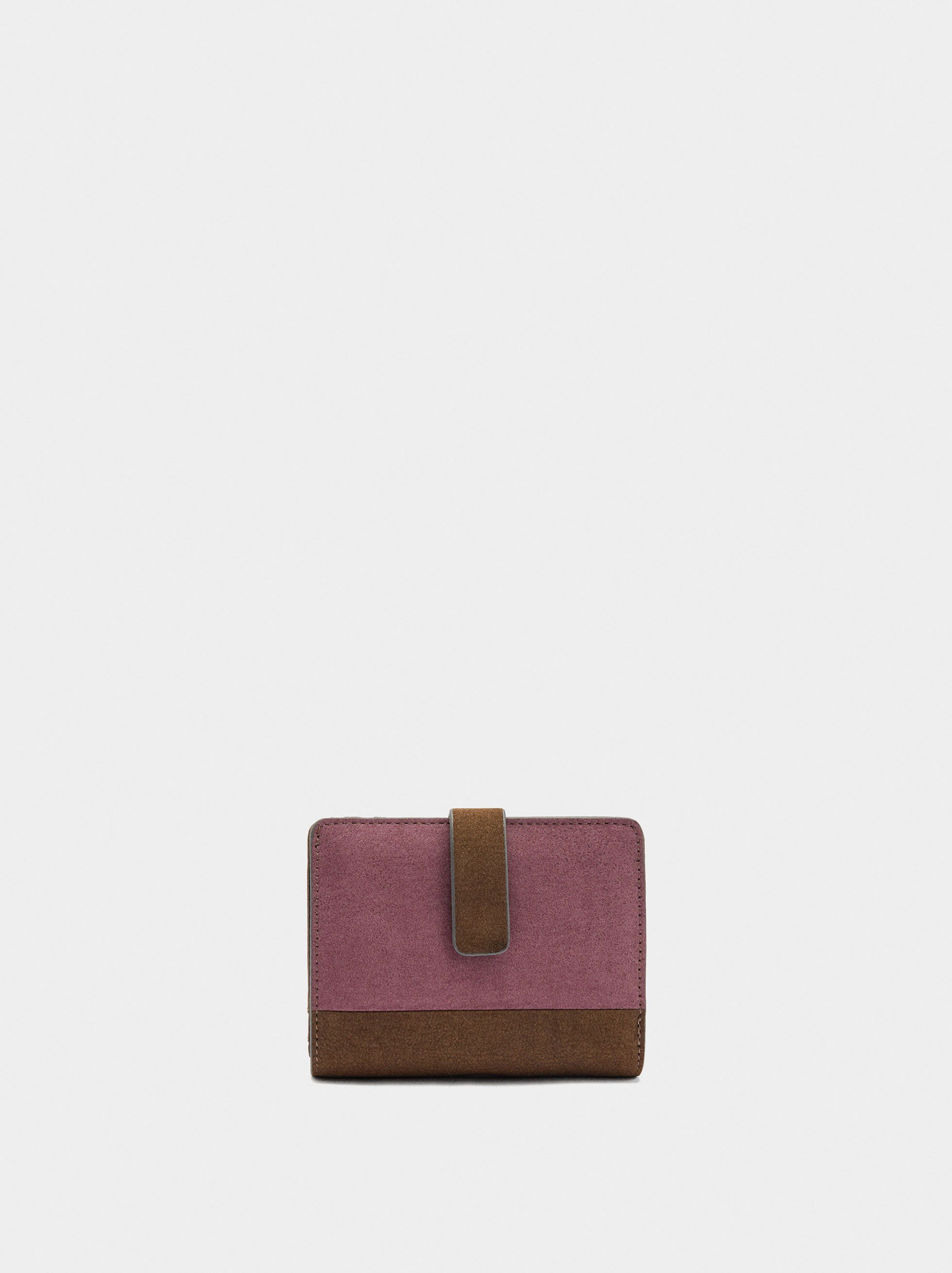 Wallet with leather-effect image number 0.0