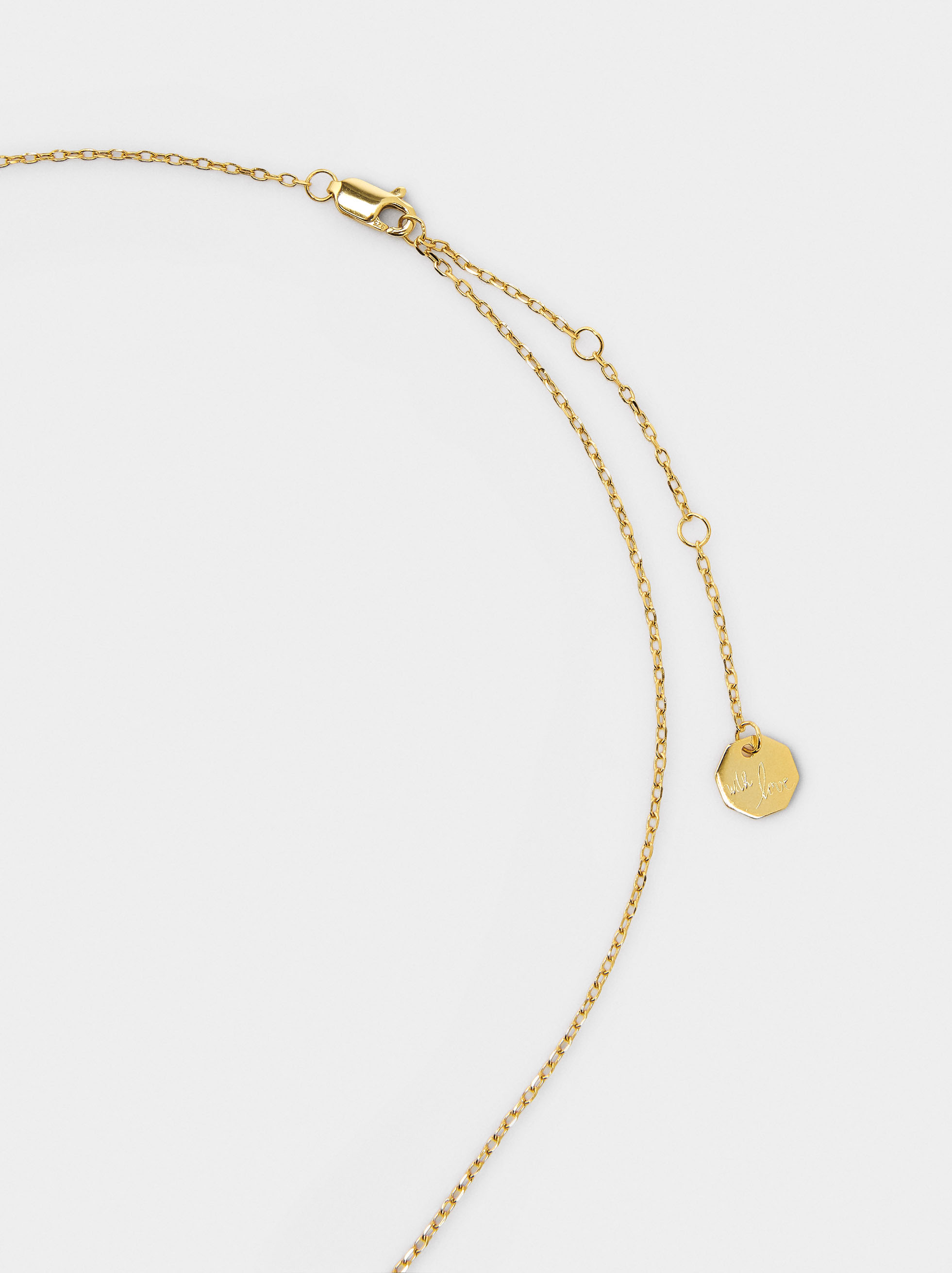 Necklace with crosses and freshwater pearls - 925 sterling silver image number 2.0