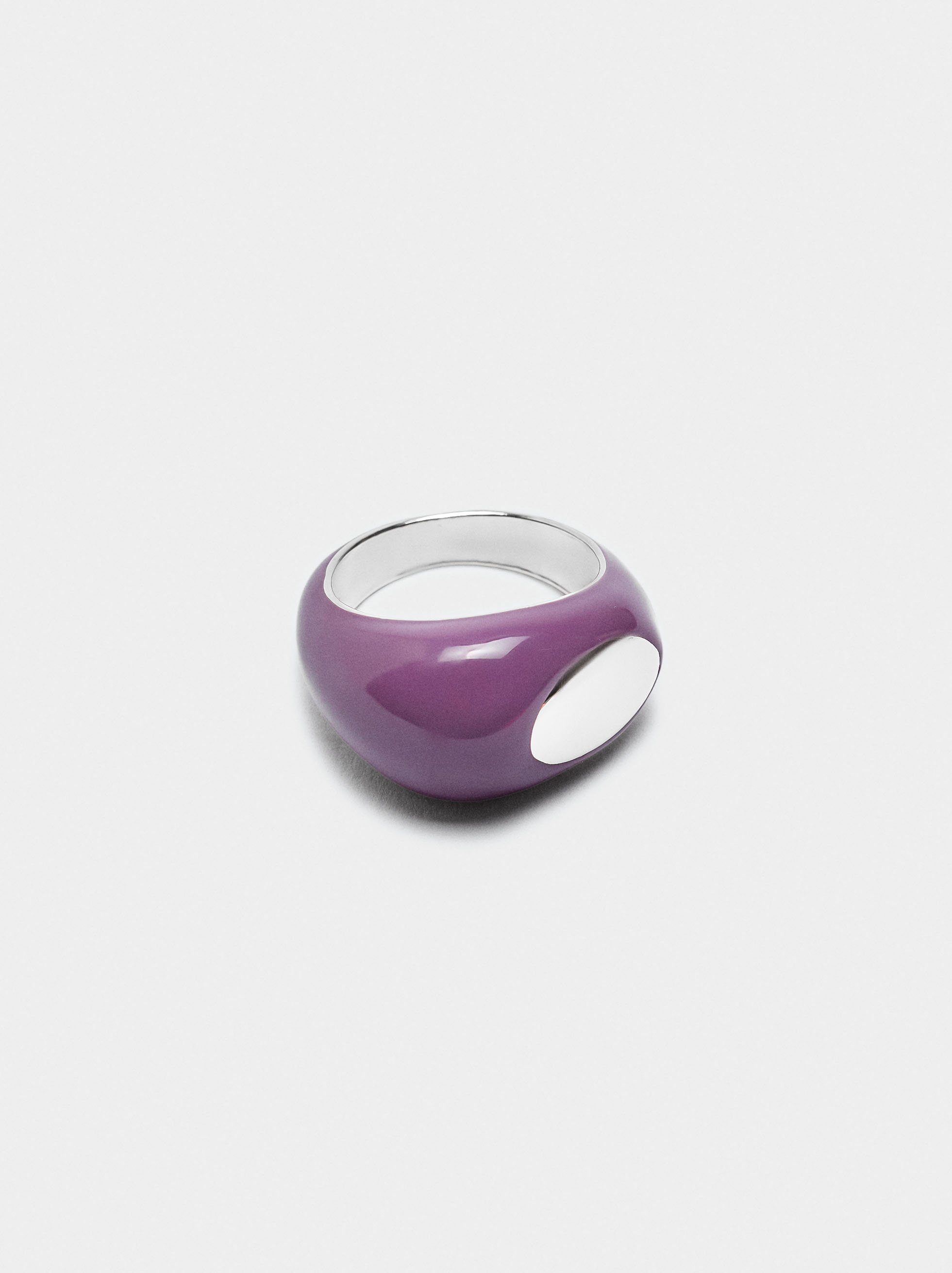 Wide ring with enamel image number 2.0