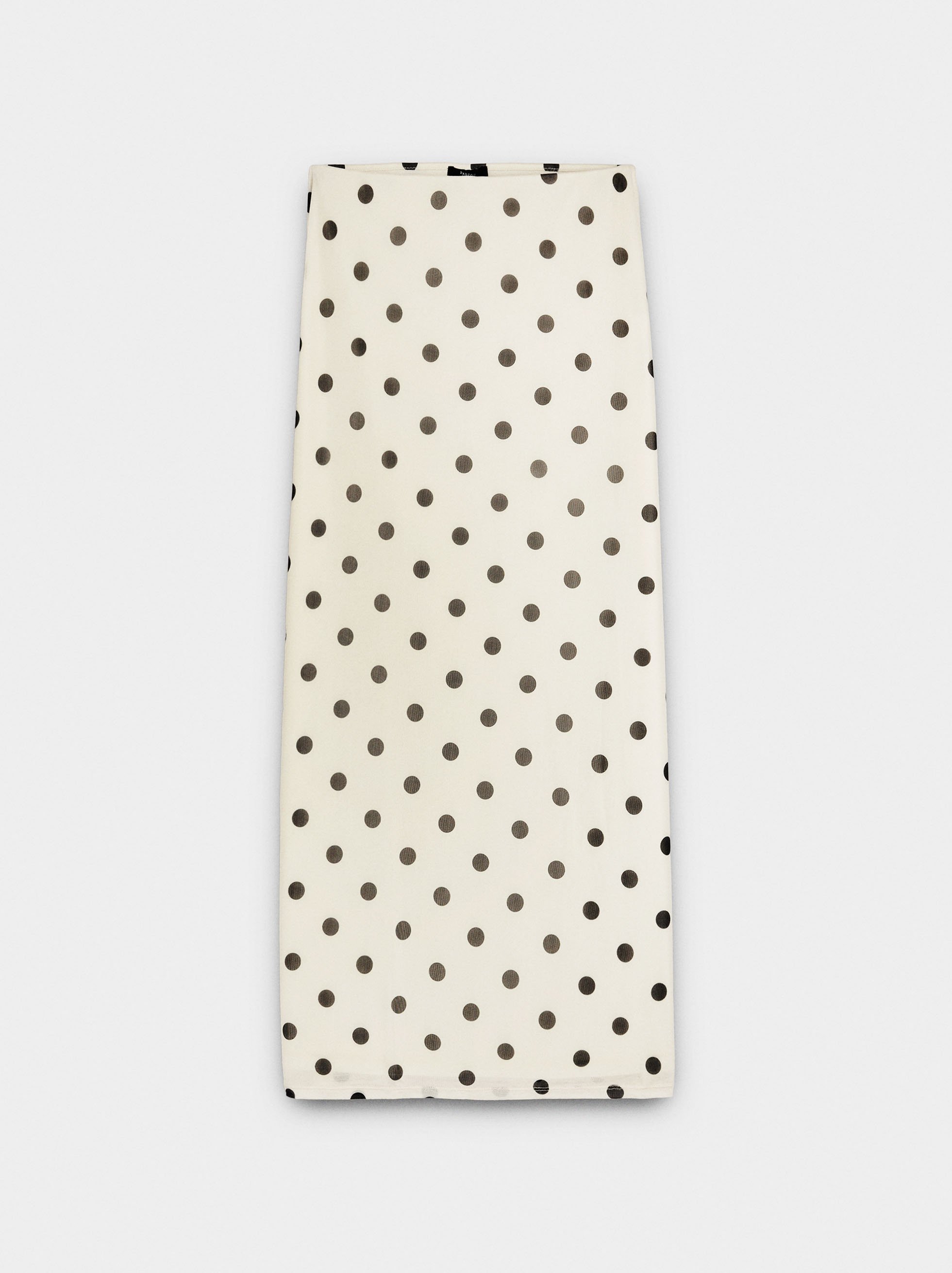 Long skirt with polka dots image number 4.0