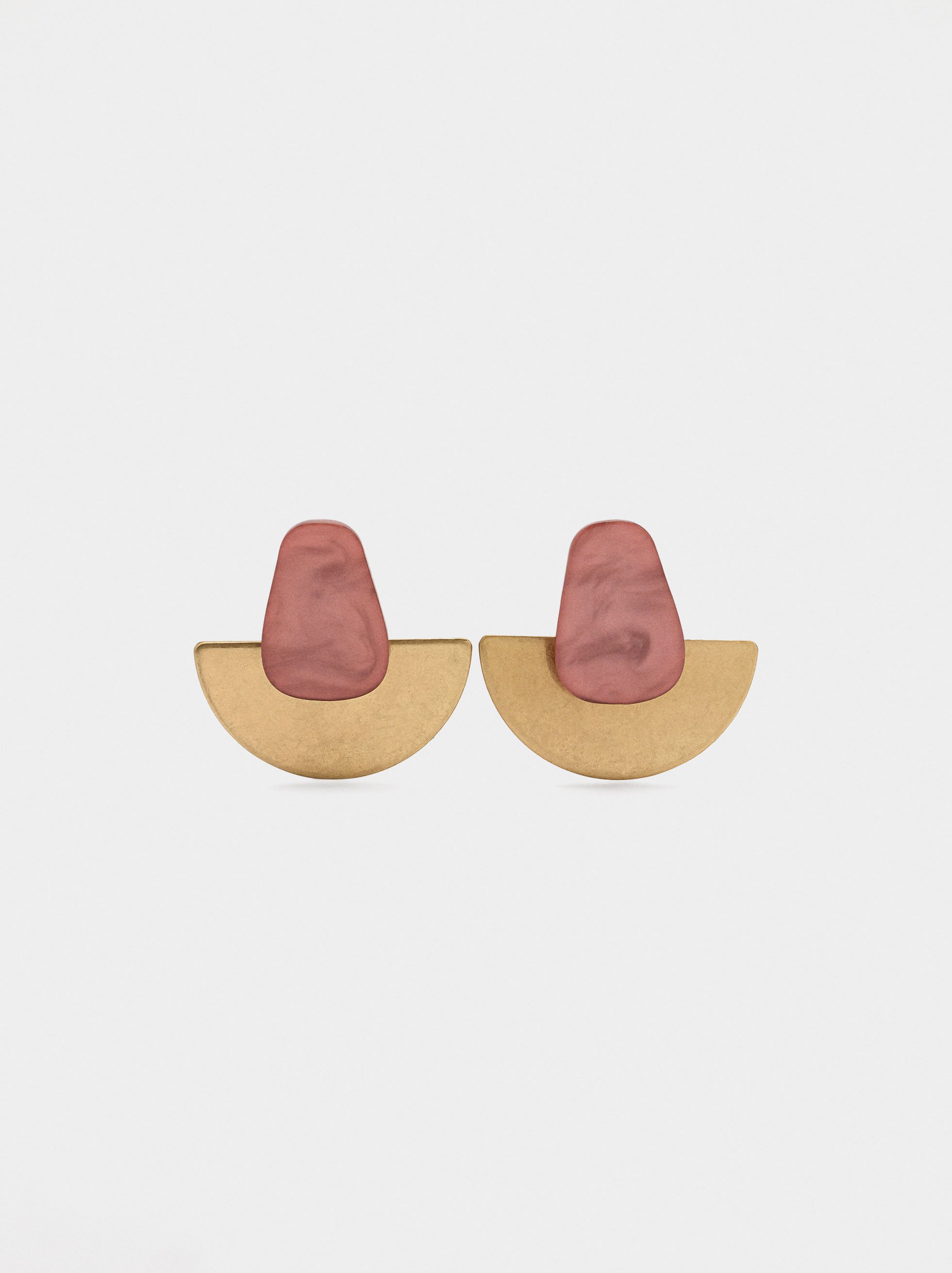 Pendientes de abanico perolado image number 0.0
